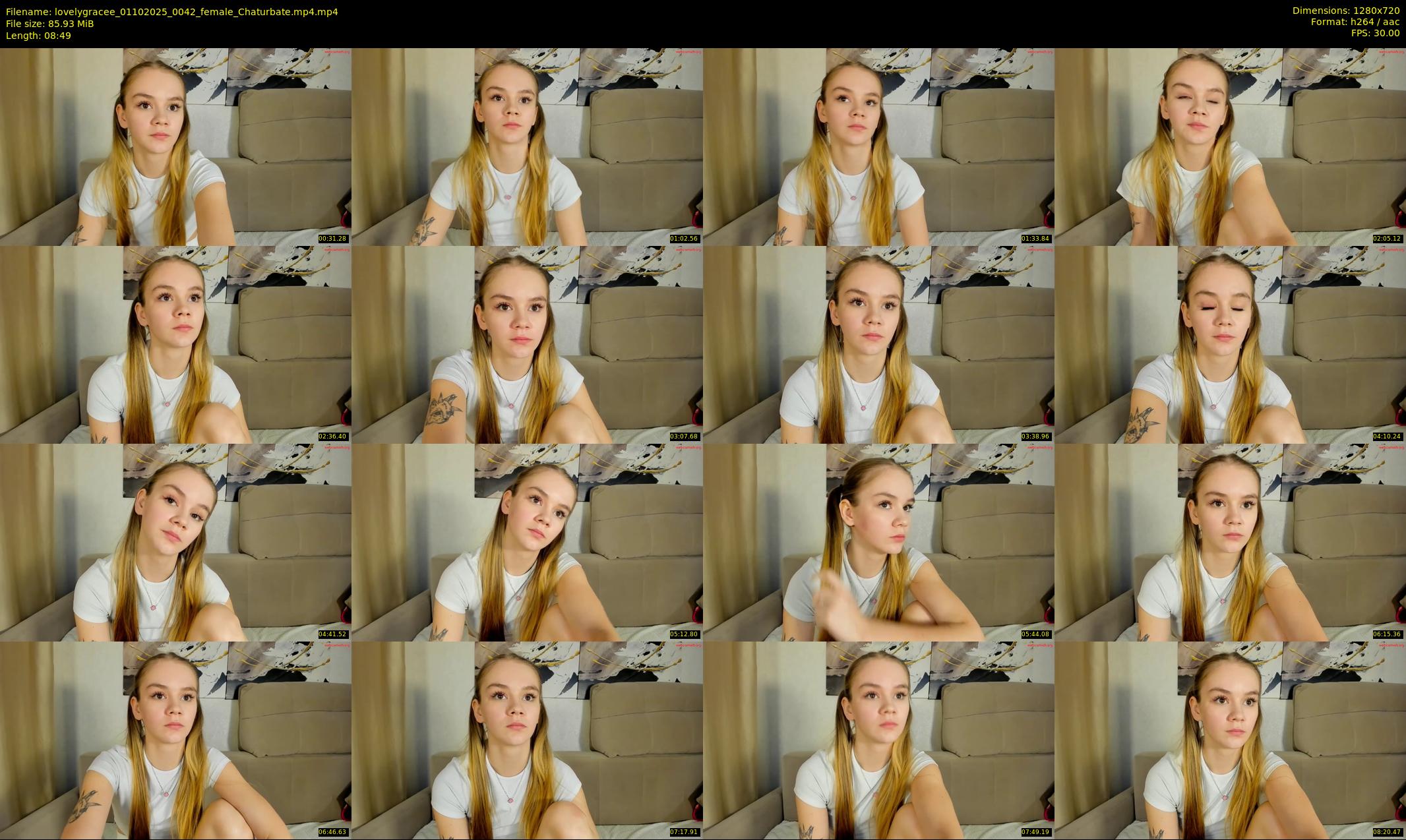 lovelygracee — 9 minute Chaturbate female cam show recording, 720p, Oct 1, 2025