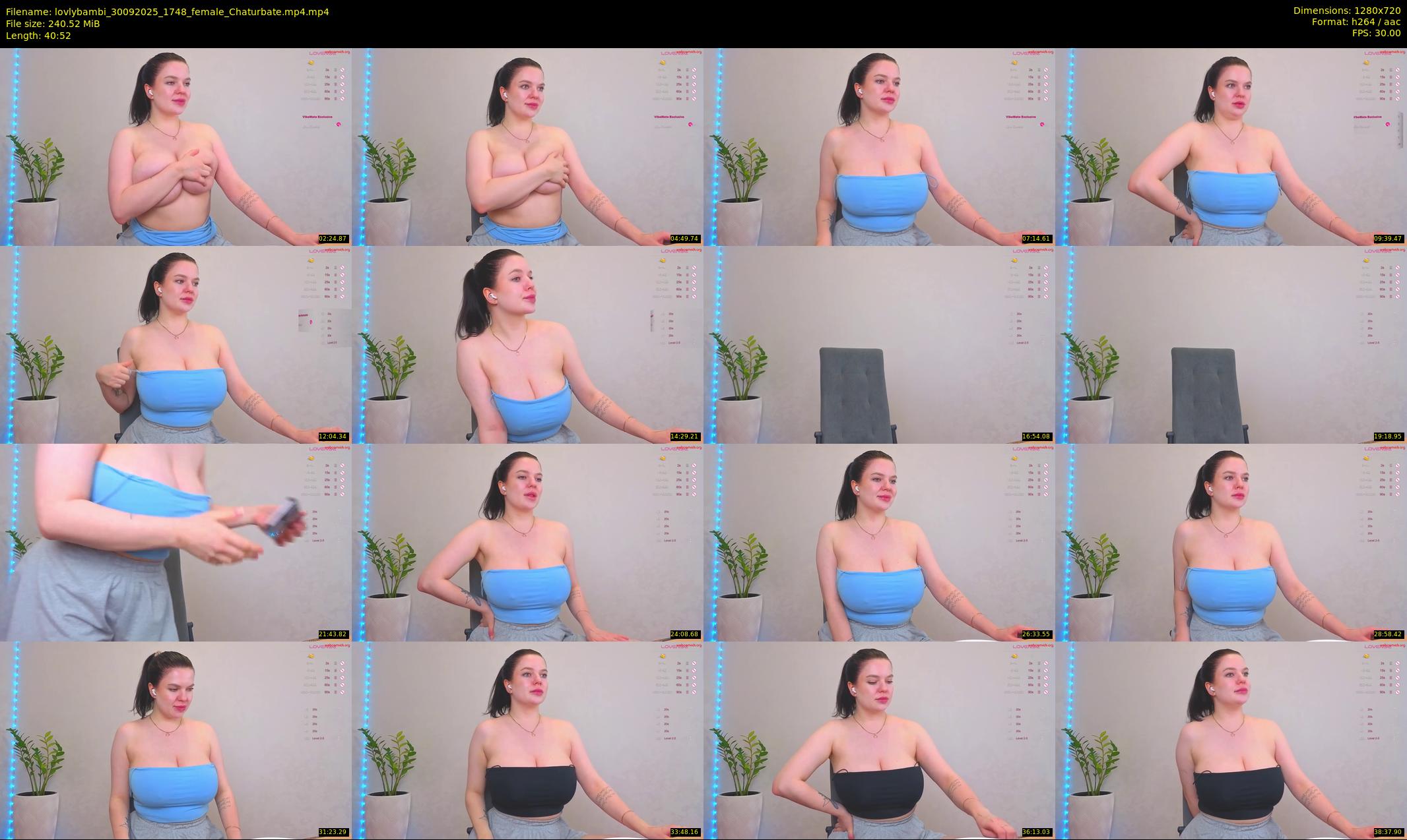 lovlybambi — 41 minute Chaturbate female cam show recording, 720p, Sep 30, 2025