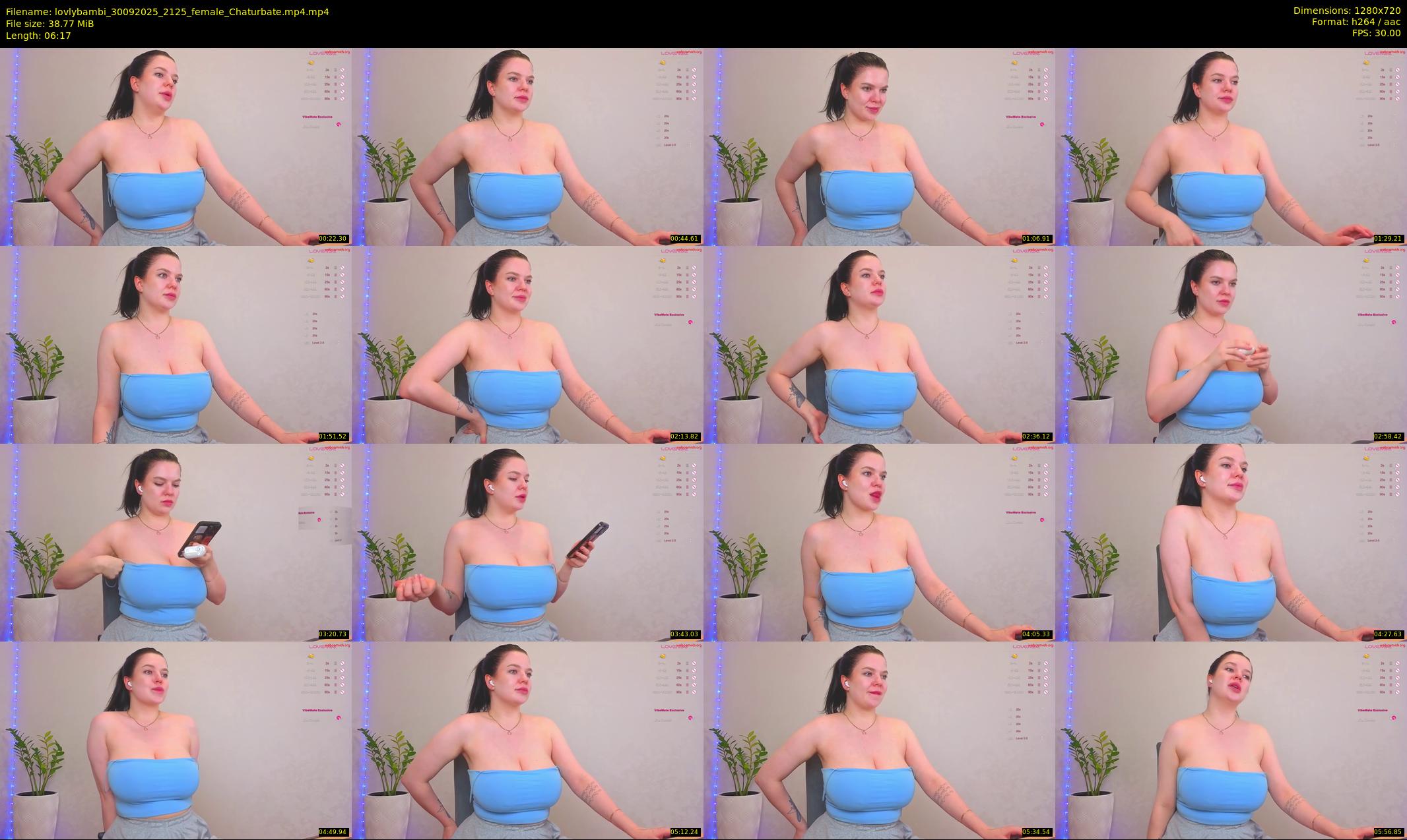 lovlybambi — 7 minute Chaturbate female cam show recording, 720p, Sep 30, 2025