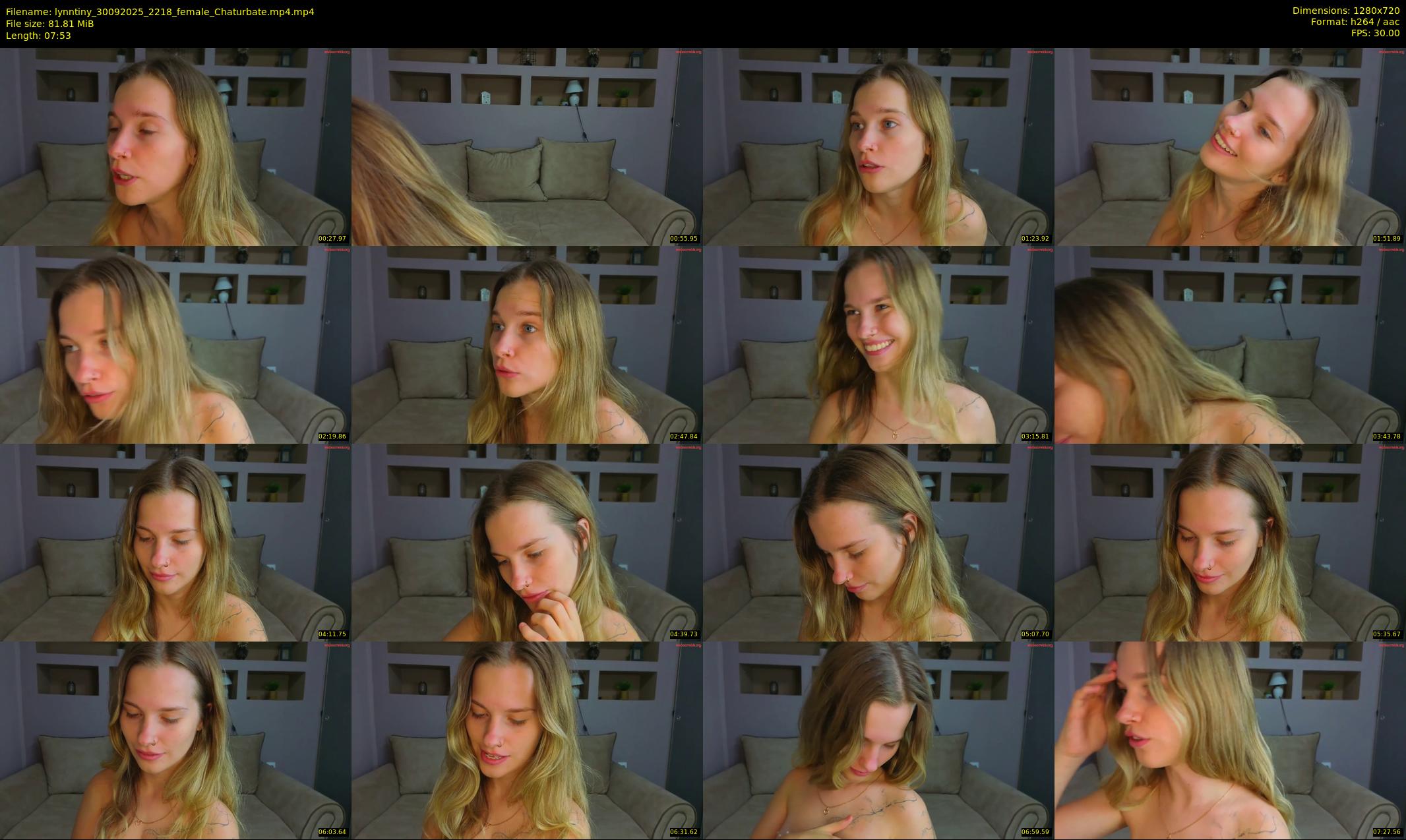 lynntiny — 8 minute Chaturbate female cam show recording, 720p, Sep 30, 2025