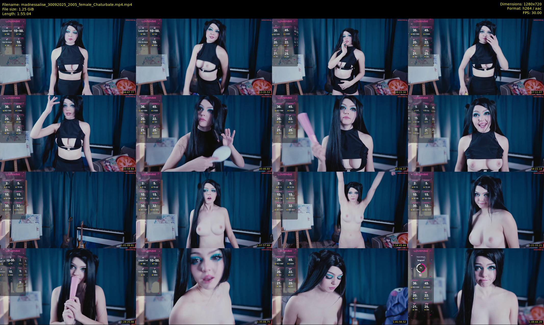 madnessalise — 116 minute Chaturbate female cam show recording, 720p, Sep 30, 2025