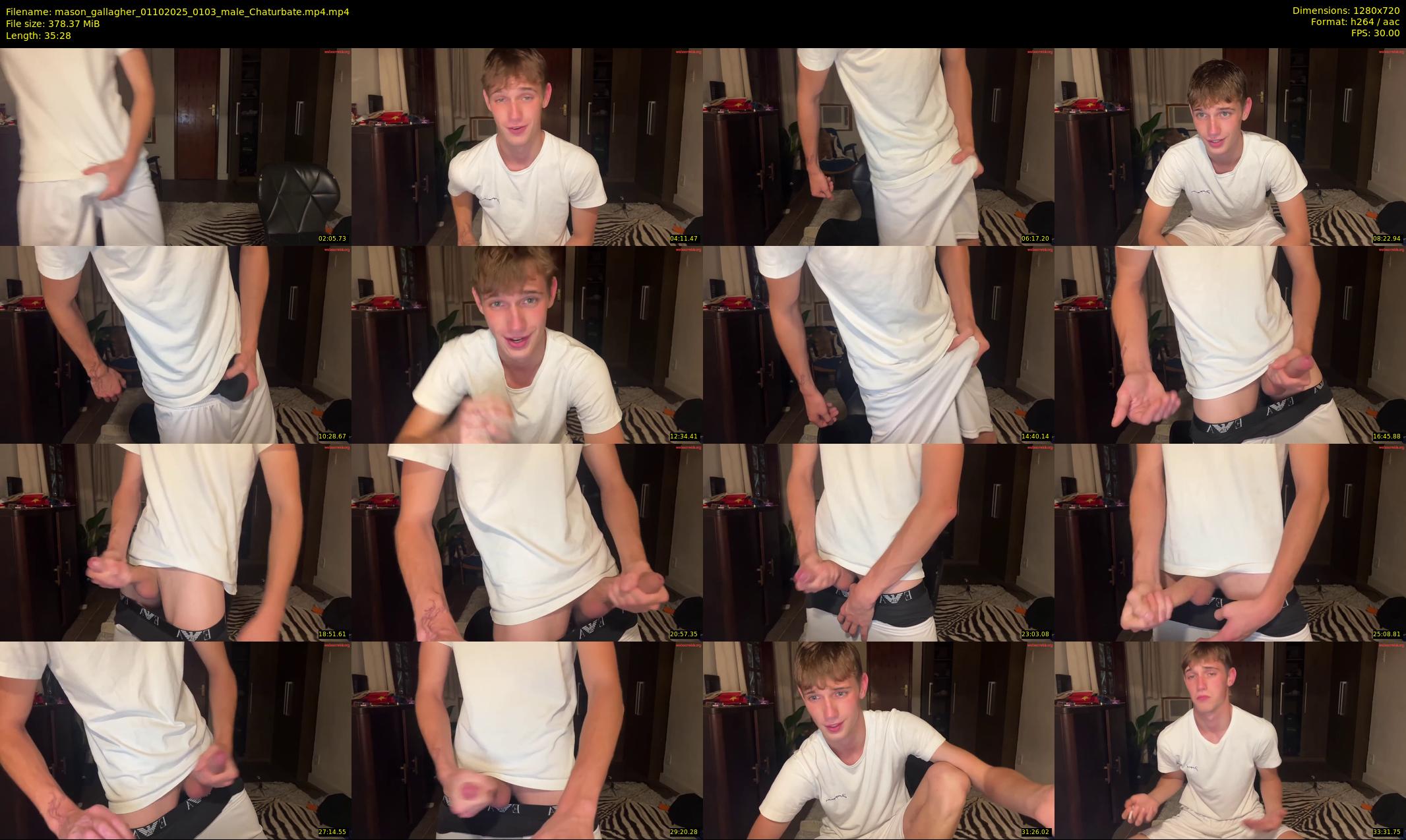 mason_gallagher — 36 minute Chaturbate male cam show recording, 720p, Oct 1, 2025