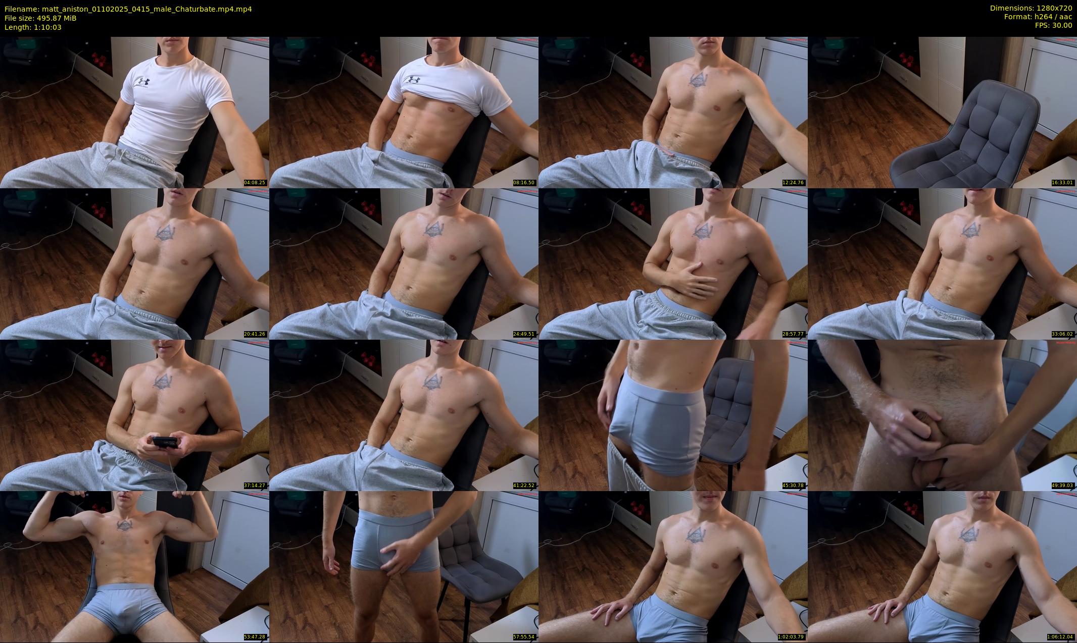 matt_aniston — 71 minute Chaturbate male cam show recording, 720p, Oct 1, 2025