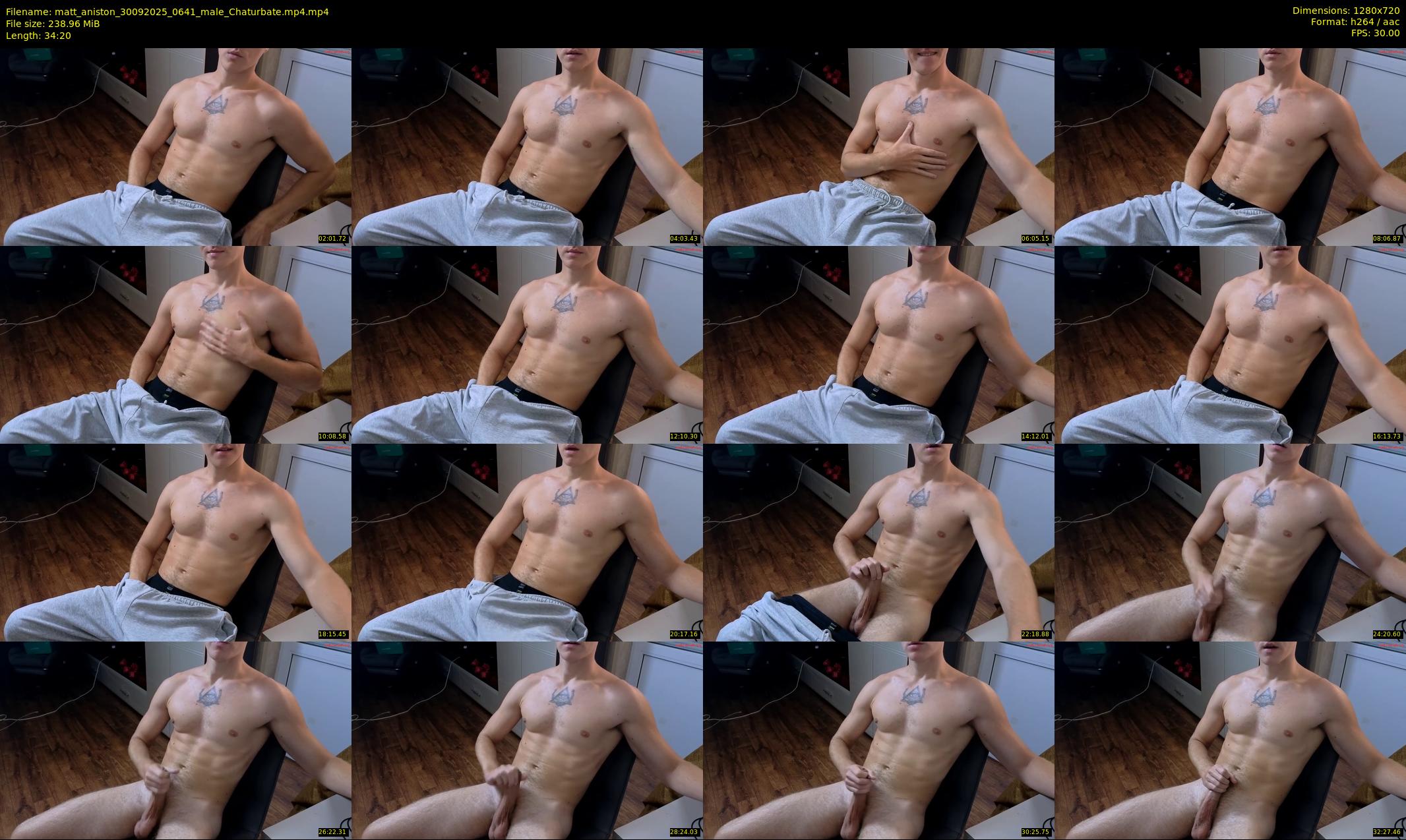 matt_aniston — 35 minute Chaturbate male cam show recording, 720p, Sep 30, 2025