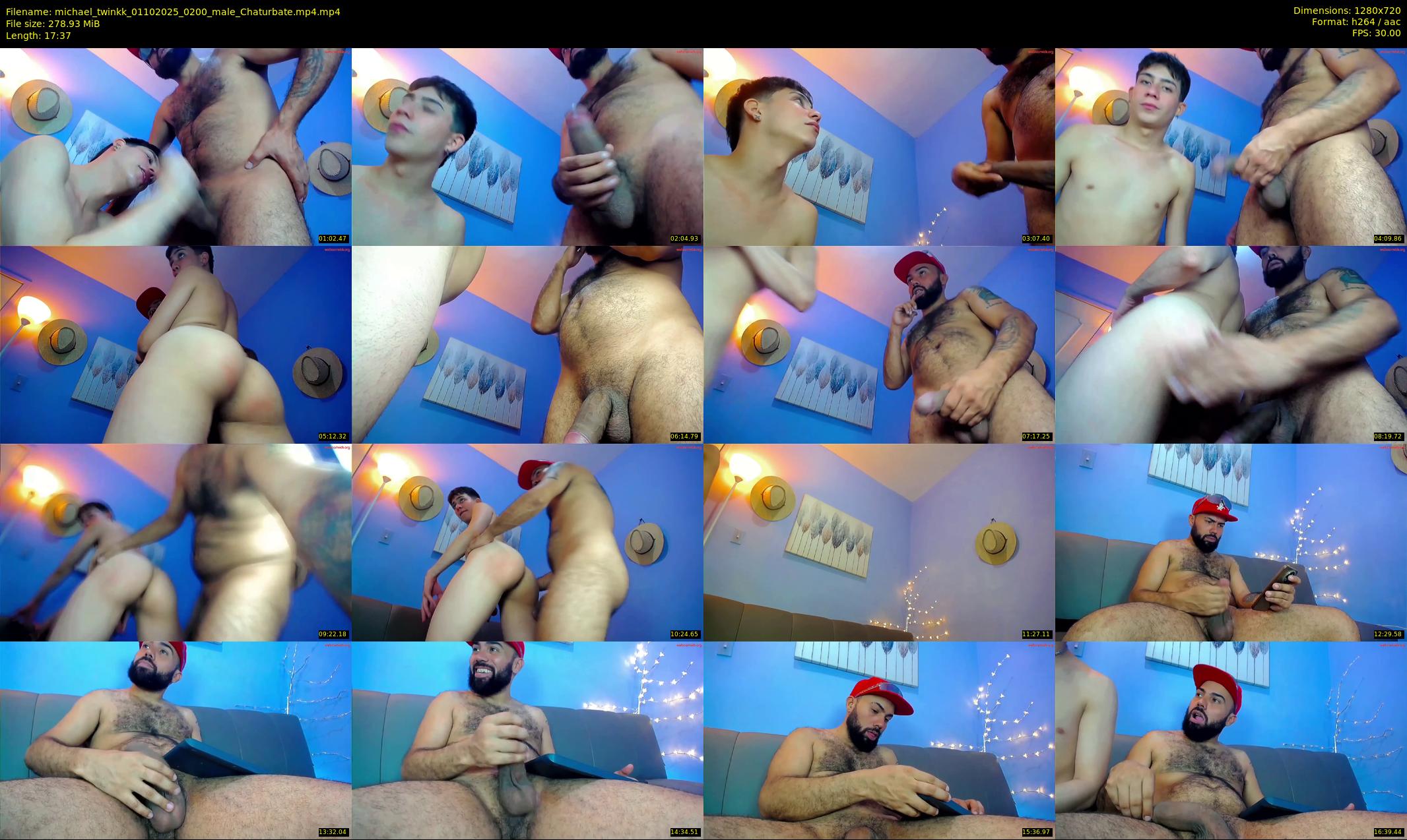 michael_twinkk — 18 minute Chaturbate male cam show recording, 720p, Oct 1, 2025