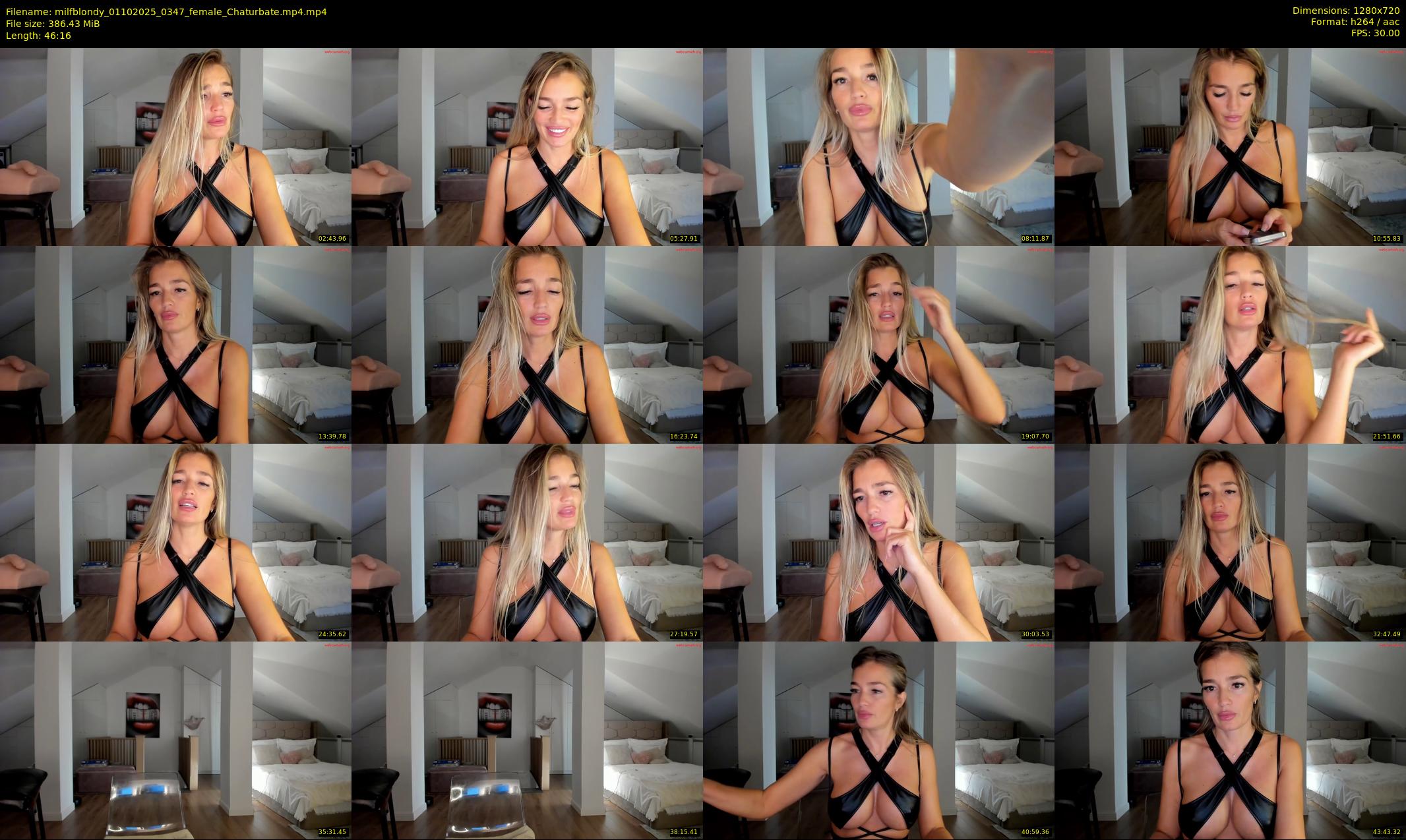 milfblondy — 47 minute Chaturbate female cam show recording, 720p, Oct 1, 2025