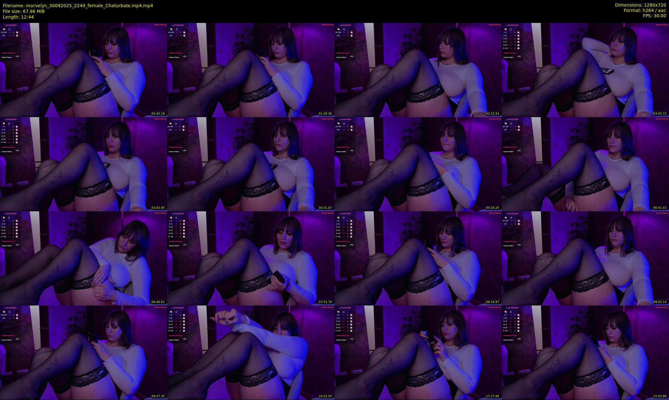 morvelyn — 13 minute Chaturbate female cam show recording, 720p, Sep 30, 2025