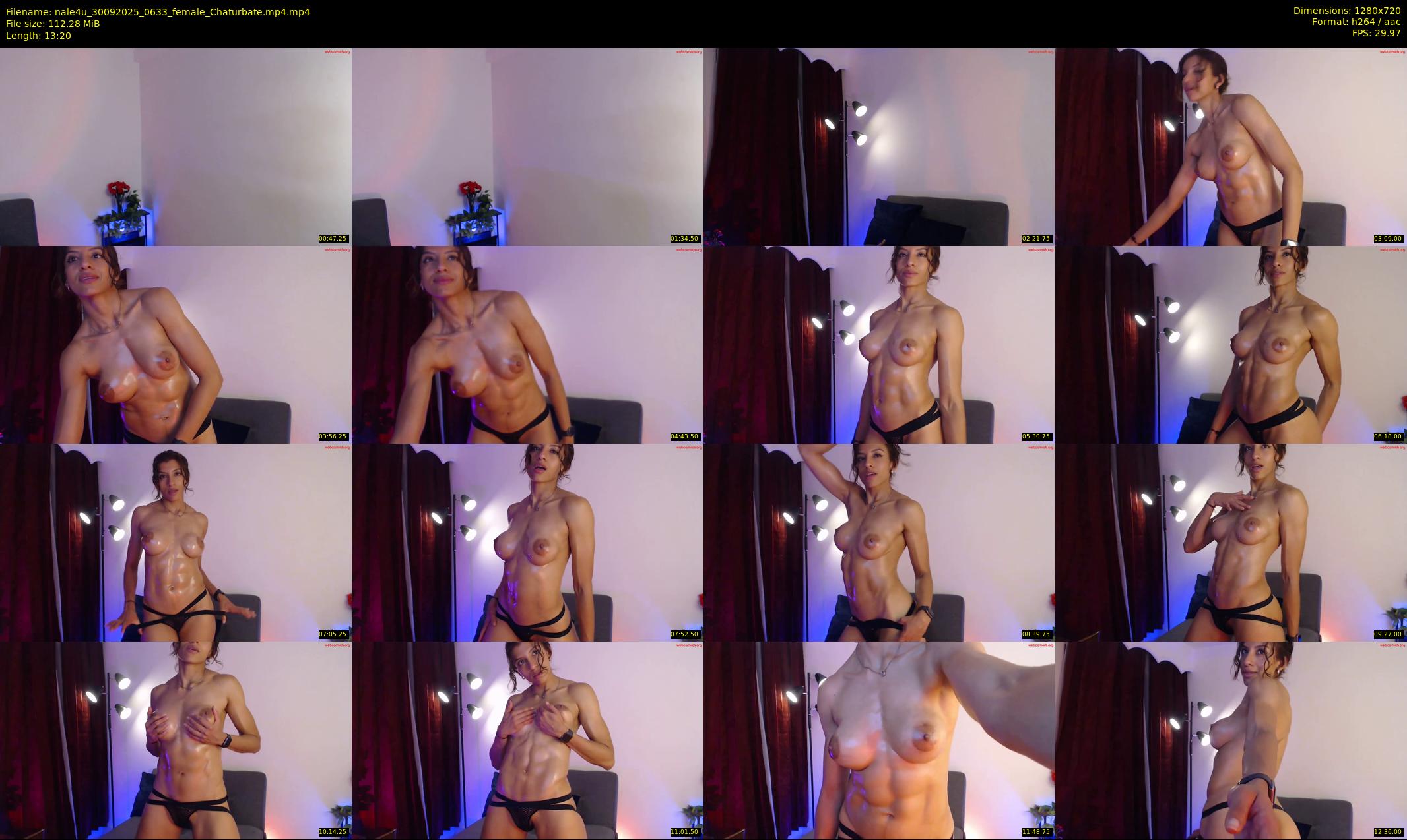 nale4u — 14 minute Chaturbate female cam show recording, 720p, Sep 30, 2025