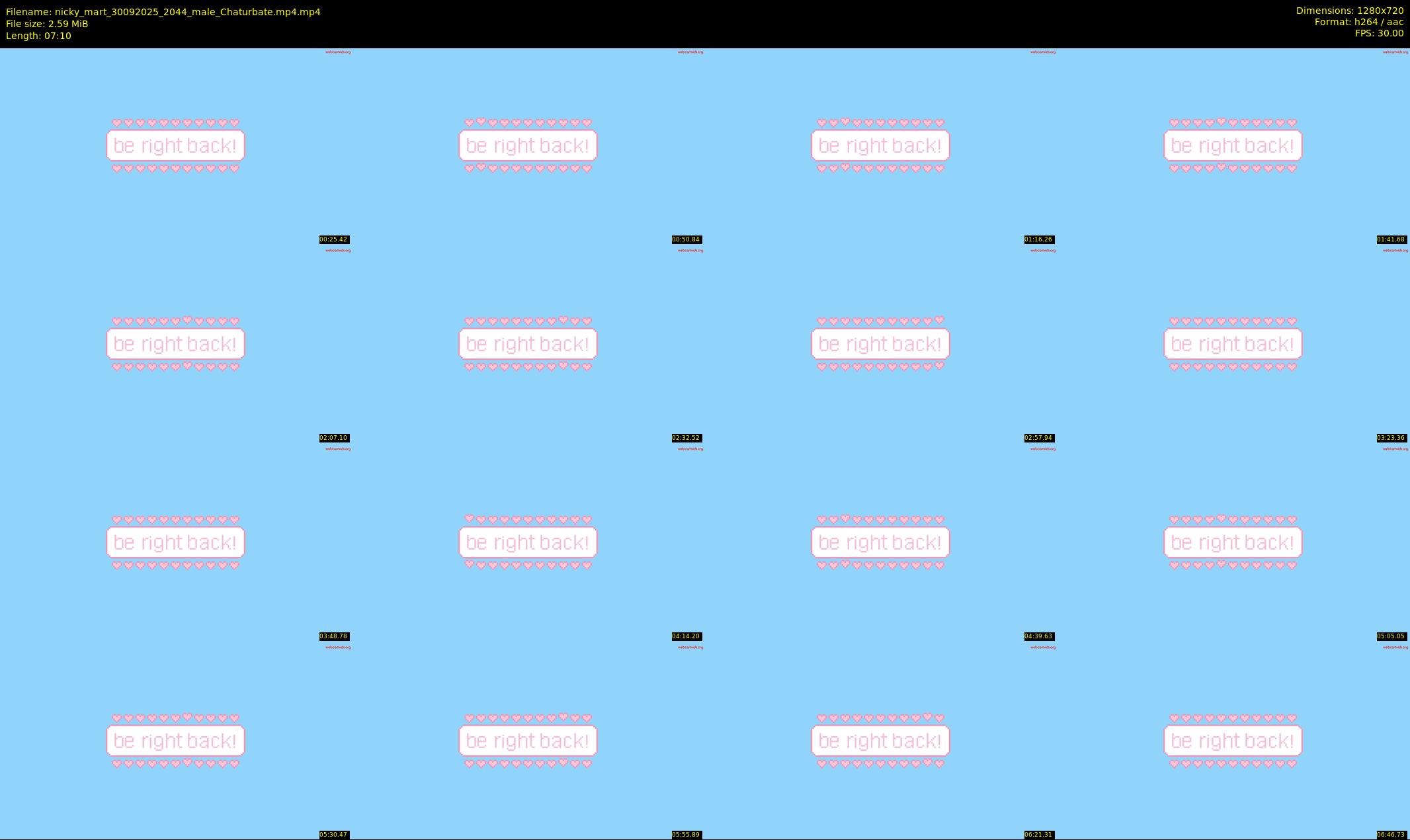 nicky_mart — 8 minute Chaturbate male cam show recording, 720p, Sep 30, 2025