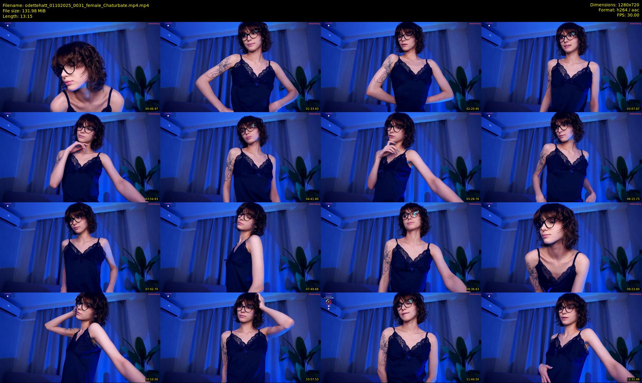 odettehatt — 14 minute Chaturbate female cam show recording, 720p, Oct 1, 2025