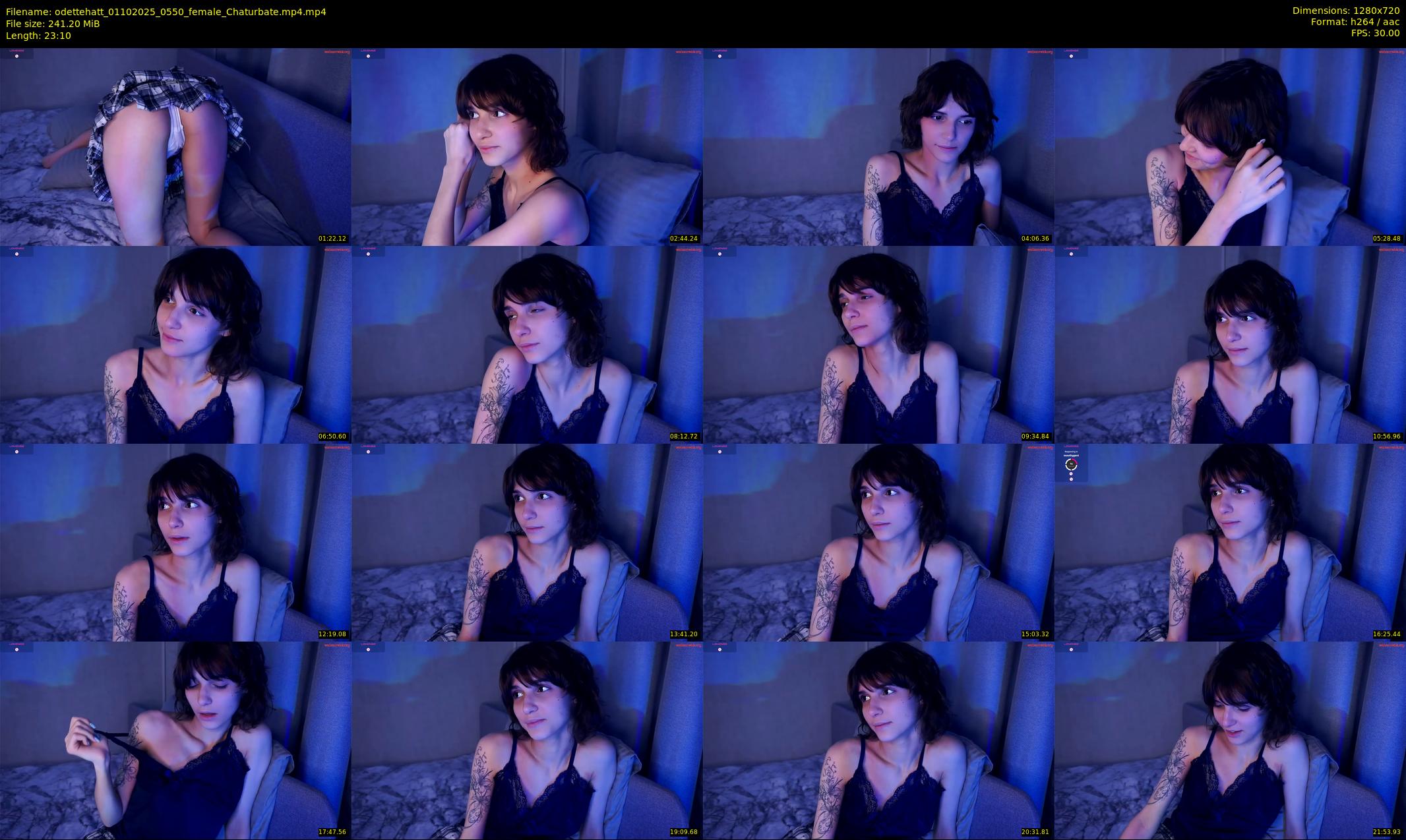 odettehatt — 24 minute Chaturbate female cam show recording, 720p, Oct 1, 2025