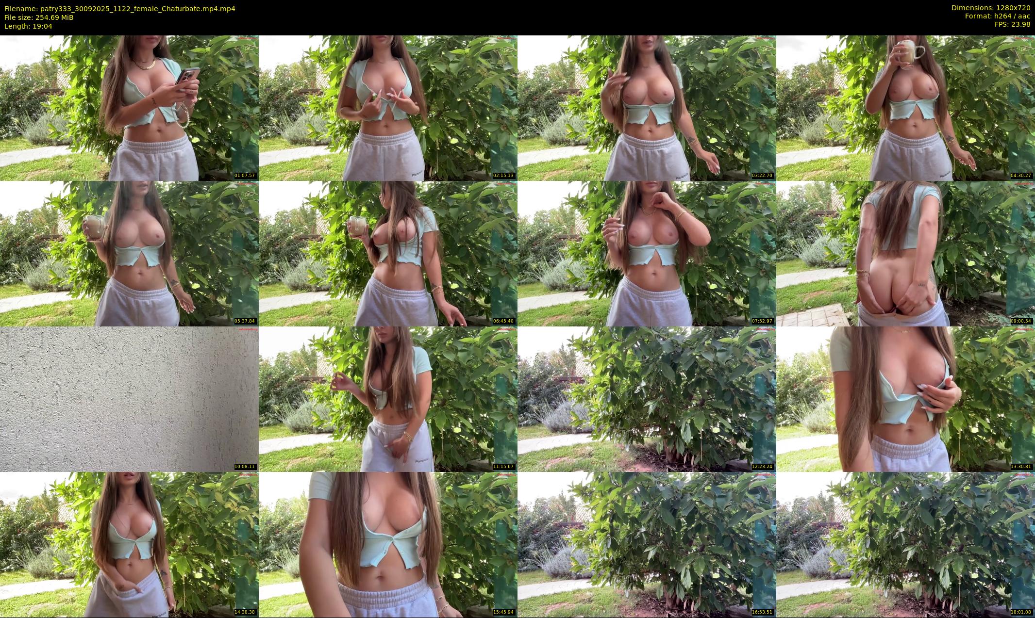 patry333 — 20 minute Chaturbate female cam show recording, 720p, Sep 30, 2025