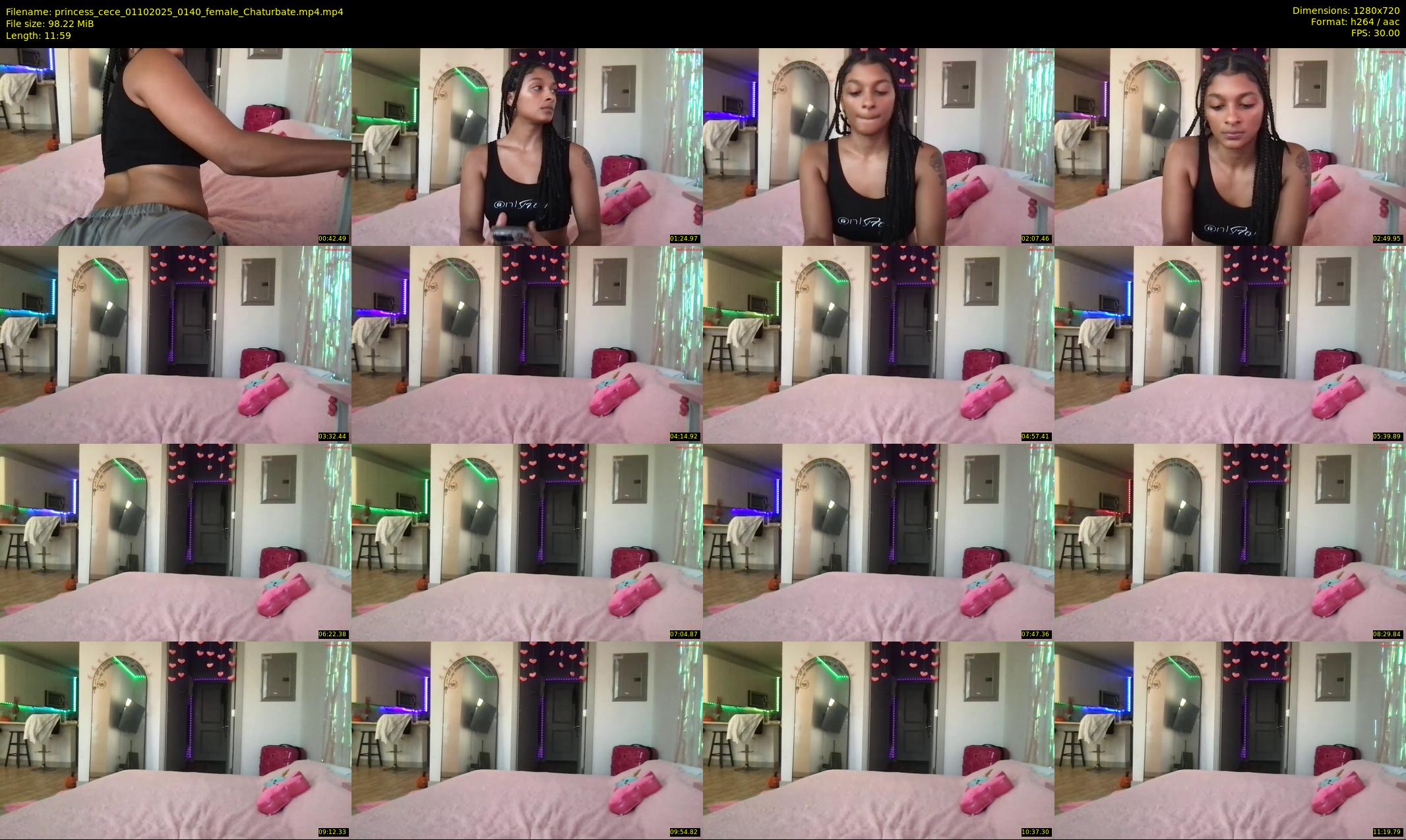 princess_cece — 12 minute Chaturbate female cam show recording, 720p, Oct 1, 2025