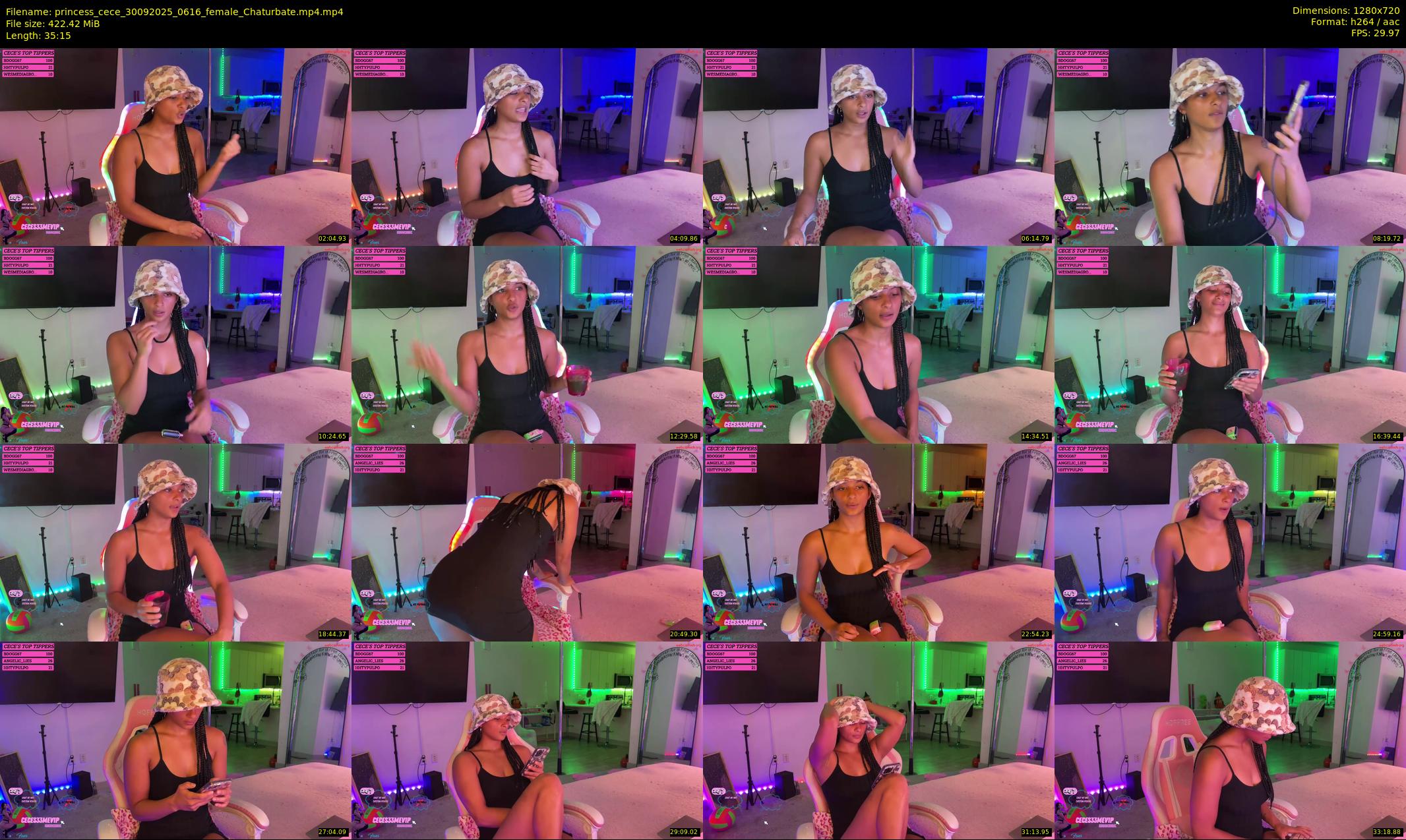 princess_cece — 36 minute Chaturbate female cam show recording, 720p, Sep 30, 2025