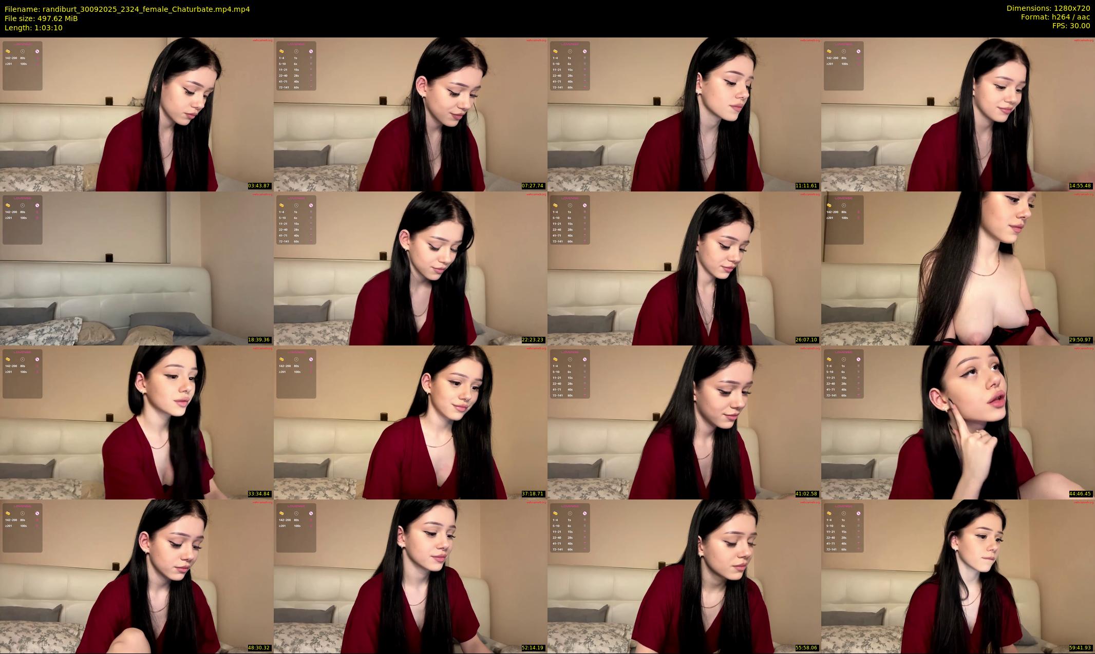 randiburt — 64 minute Chaturbate female cam show recording, 720p, Sep 30, 2025