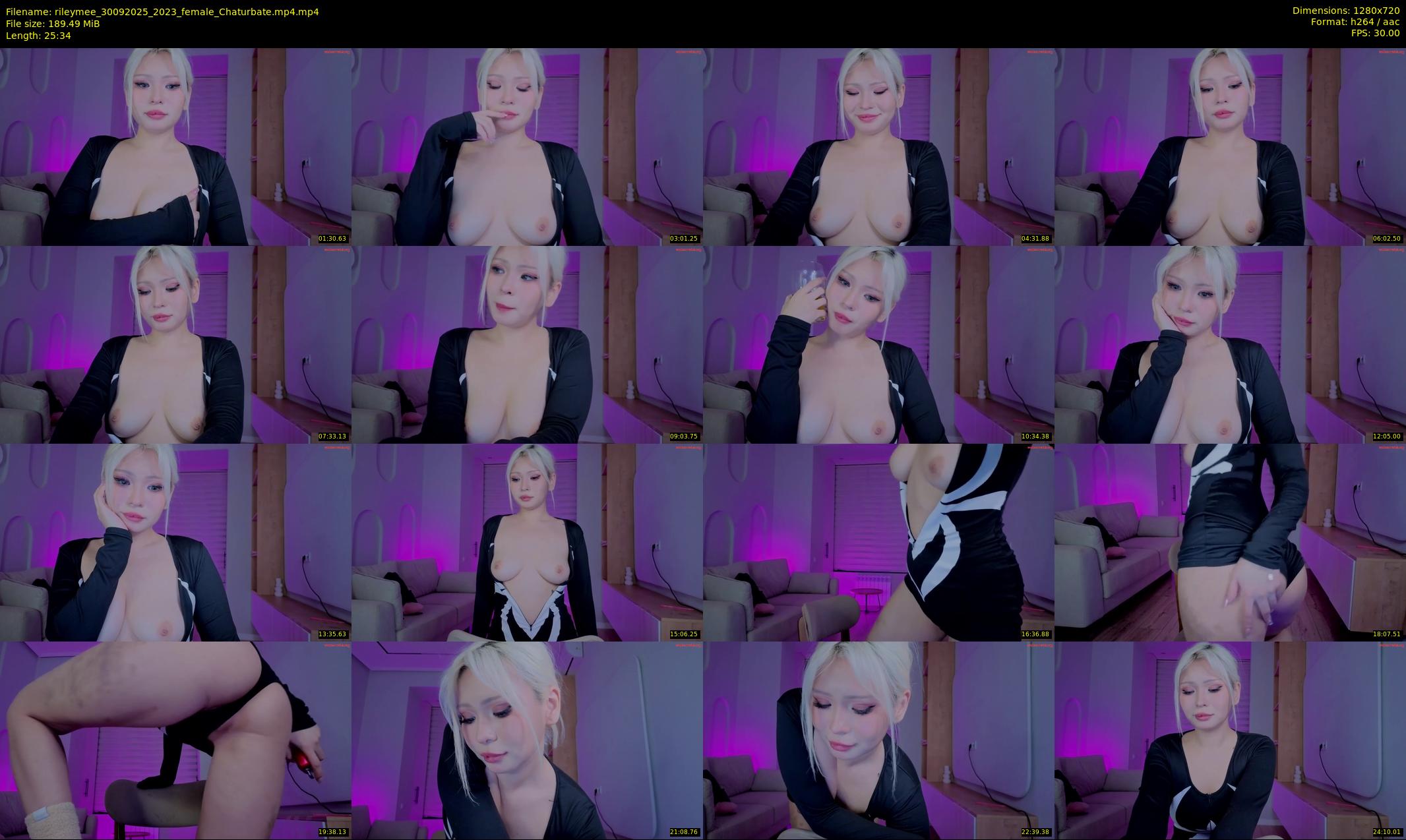 rileymee — 26 minute Chaturbate female cam show recording, 720p, Sep 30, 2025