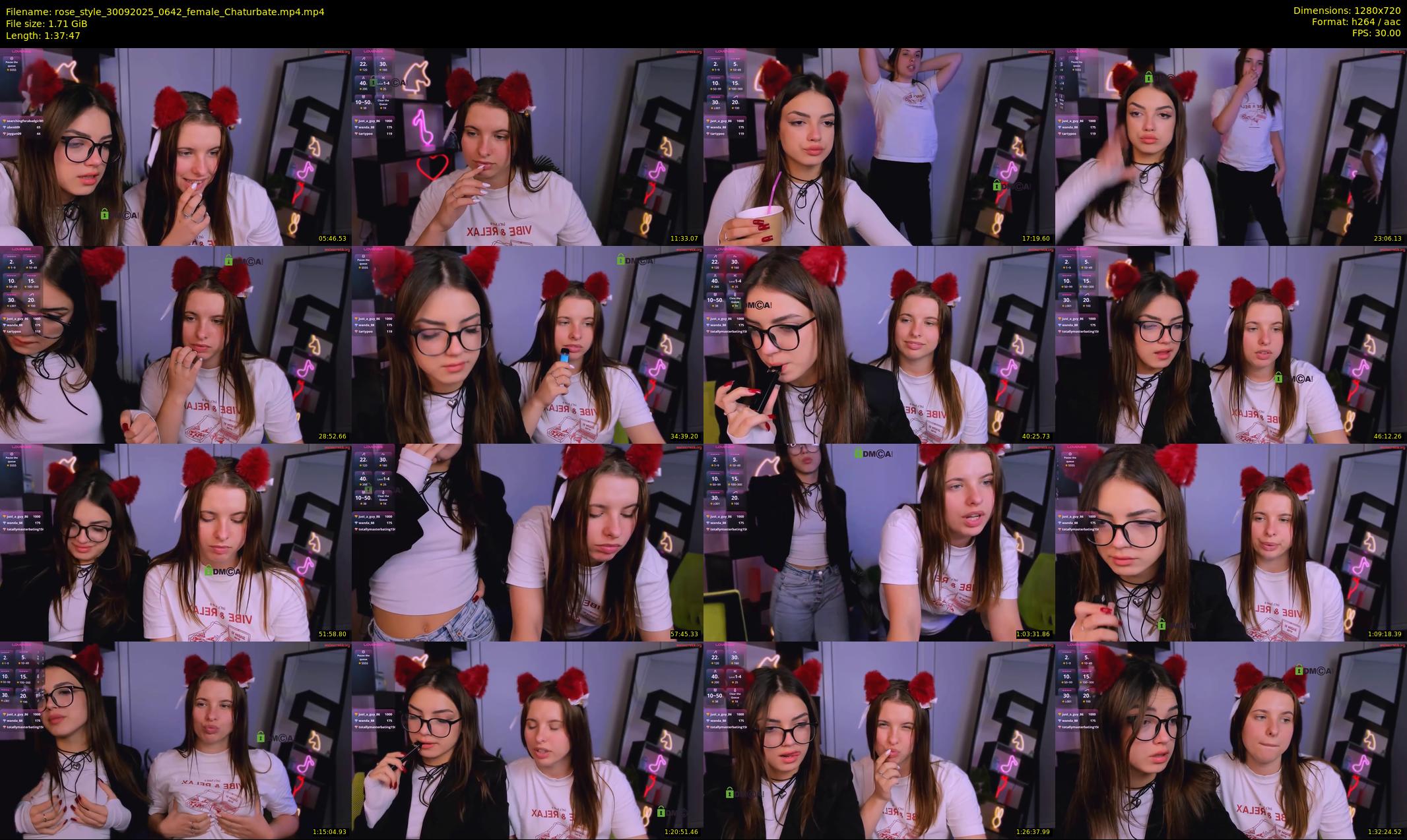 rose_style — 98 minute Chaturbate couple cam show recording, 720p, Sep 30, 2025