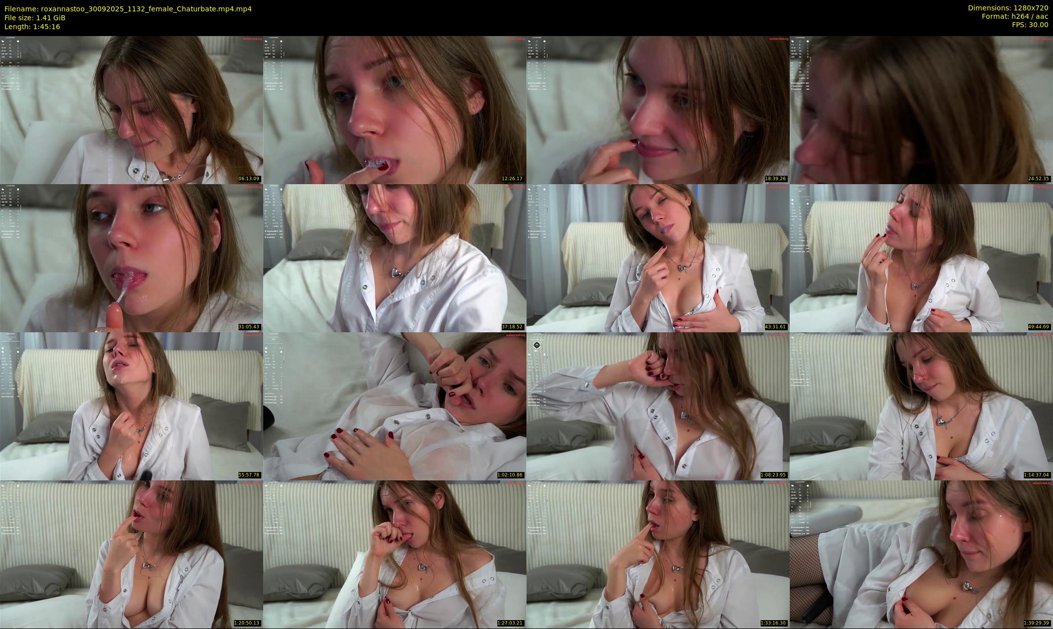 roxannastoo — 106 minute Chaturbate female cam show recording, 720p, Sep 30, 2025