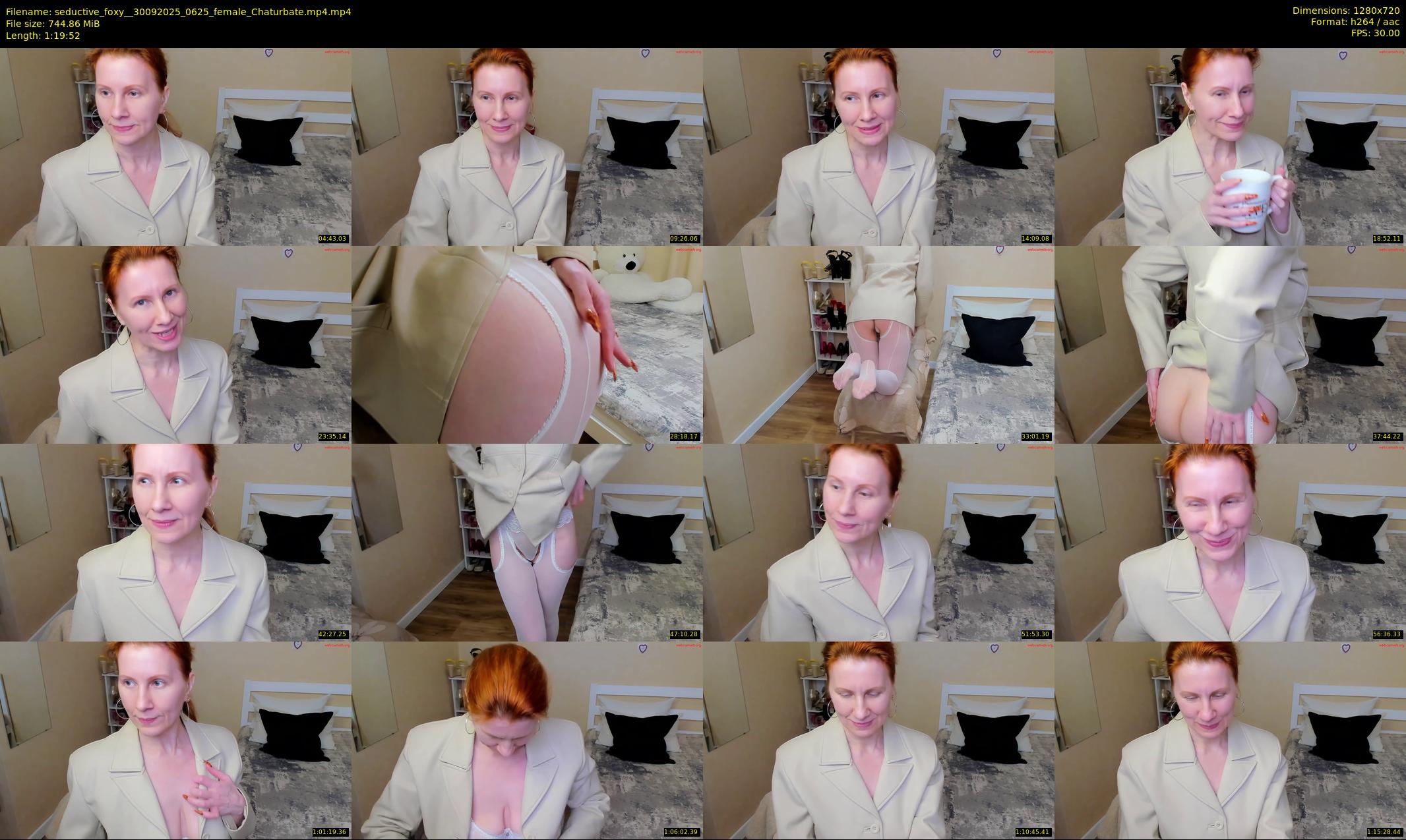 seductive_foxy_ — 80 minute Chaturbate female cam show recording, 720p, Sep 30, 2025