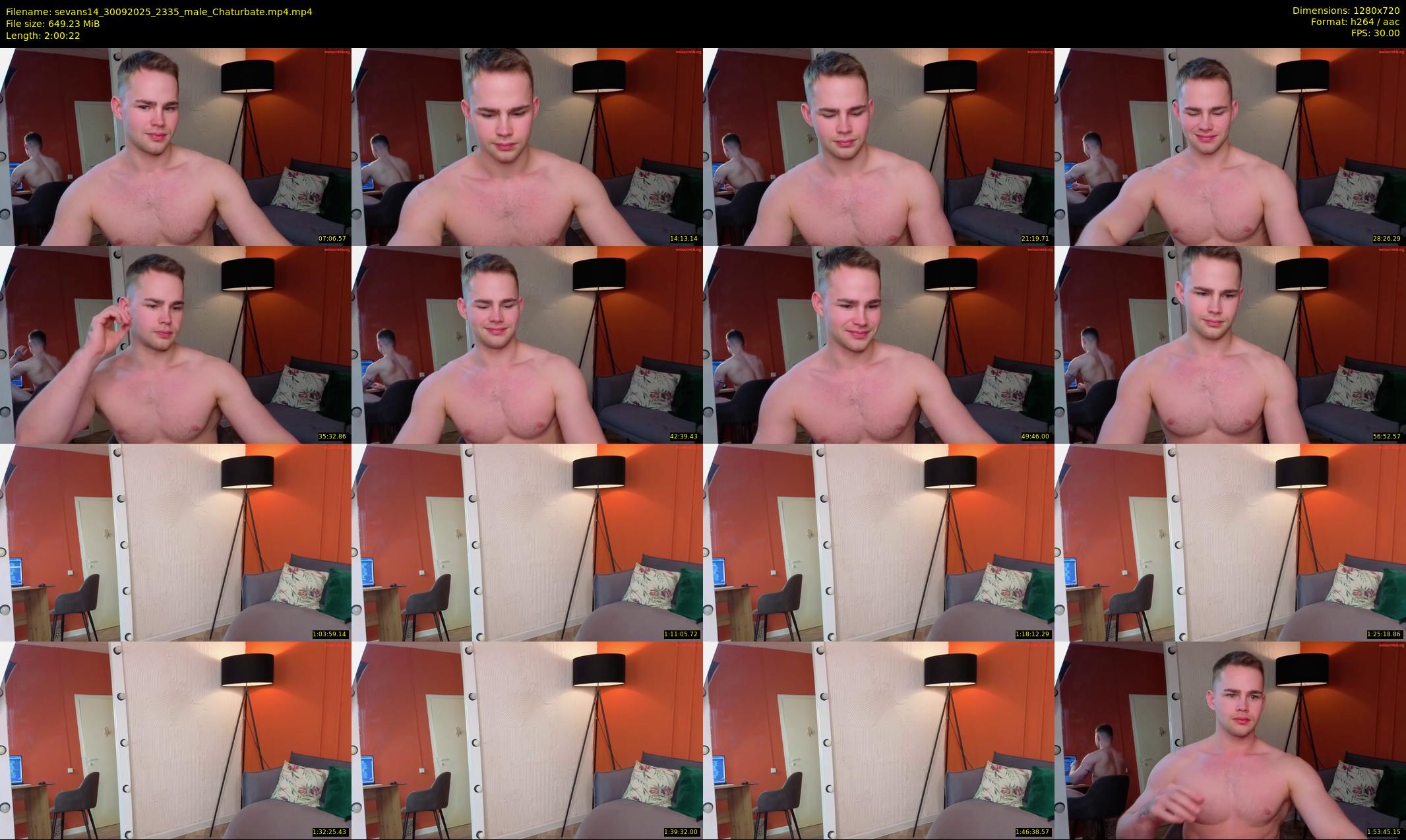 sevans14 — 121 minute Chaturbate male cam show recording, 720p, Sep 30, 2025