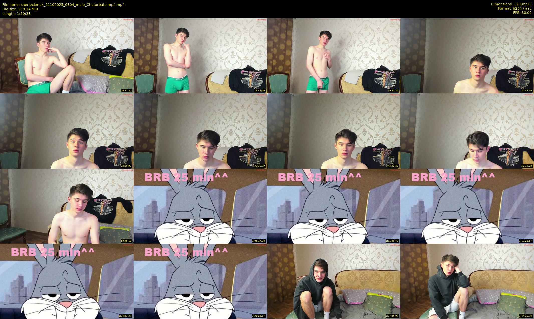 sherlockmax — 111 minute Chaturbate male cam show recording, 720p, Oct 1, 2025