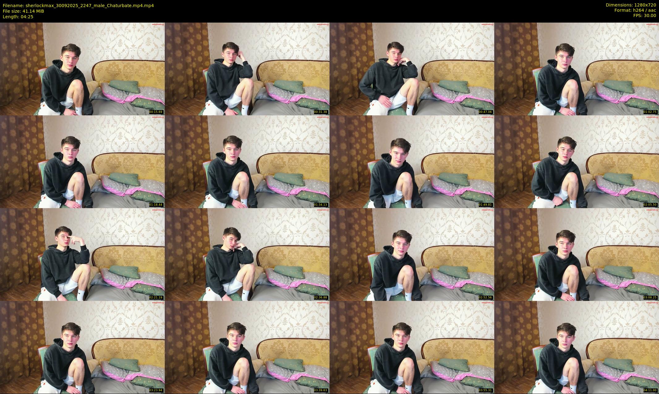 sherlockmax — 5 minute Chaturbate male cam show recording, 720p, Sep 30, 2025