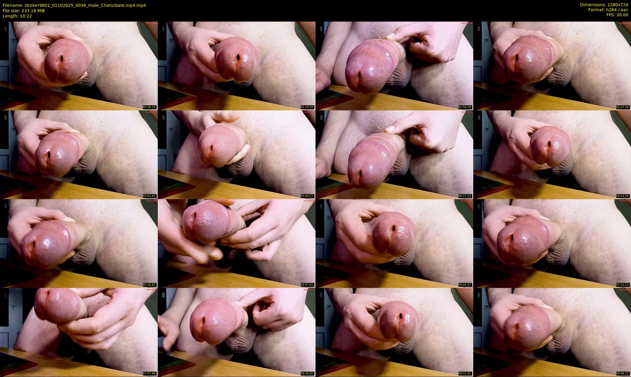stroker9801 — 11 minute Chaturbate male cam show recording, 720p, Oct 1, 2025