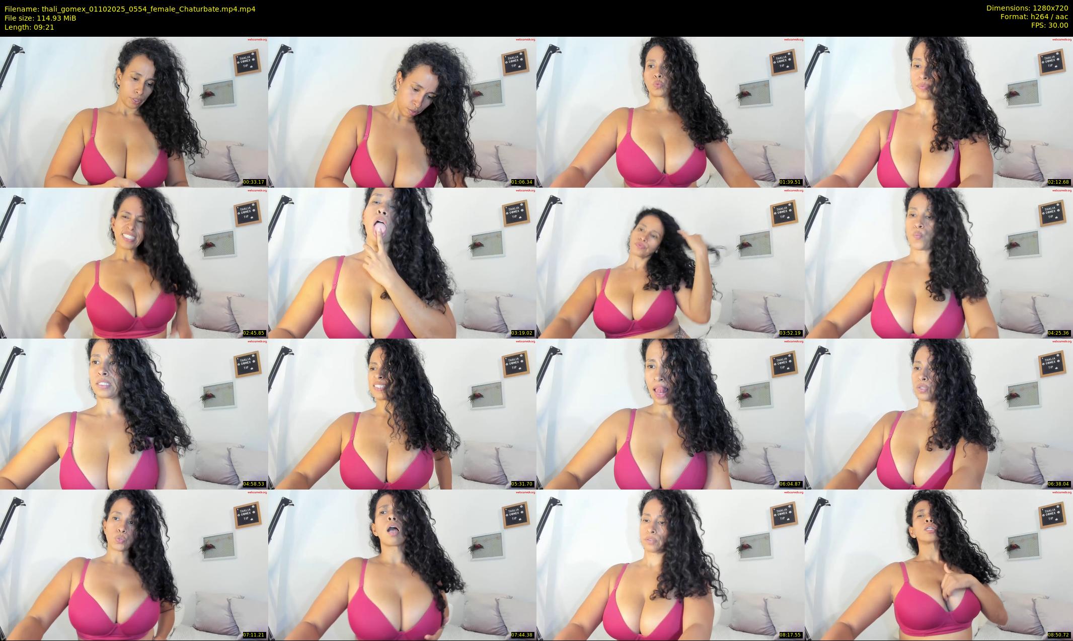 thali_gomex — 10 minute Chaturbate female cam show recording, 720p, Oct 1, 2025