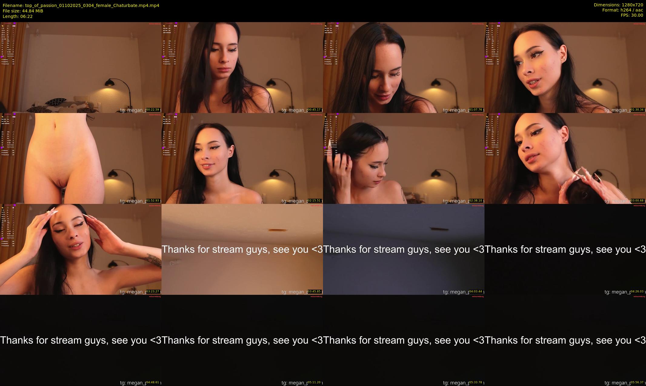 top_of_passion — 7 minute Chaturbate female cam show recording, 720p, Oct 1, 2025