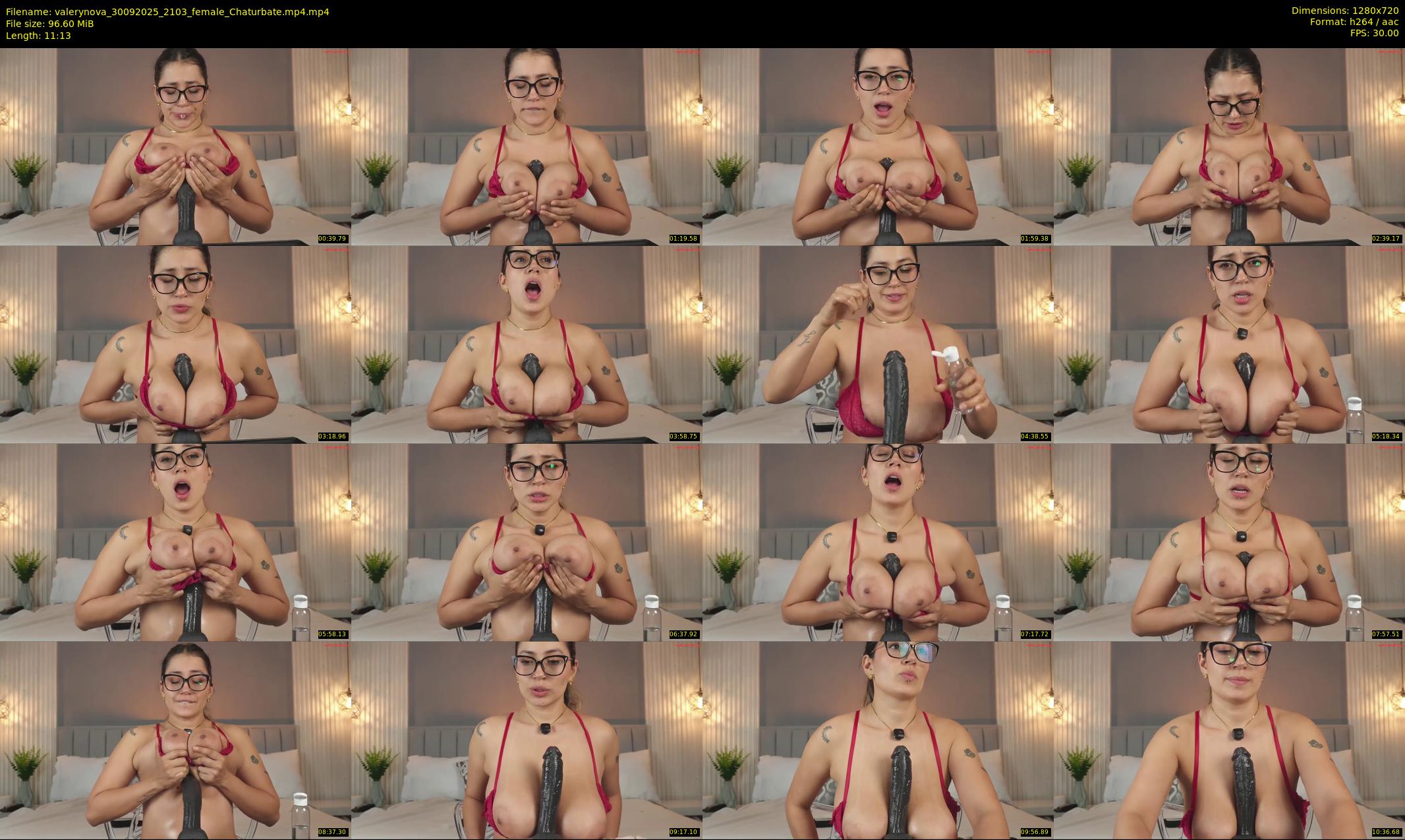 valerynova — 12 minute Chaturbate female cam show recording, 720p, Sep 30, 2025