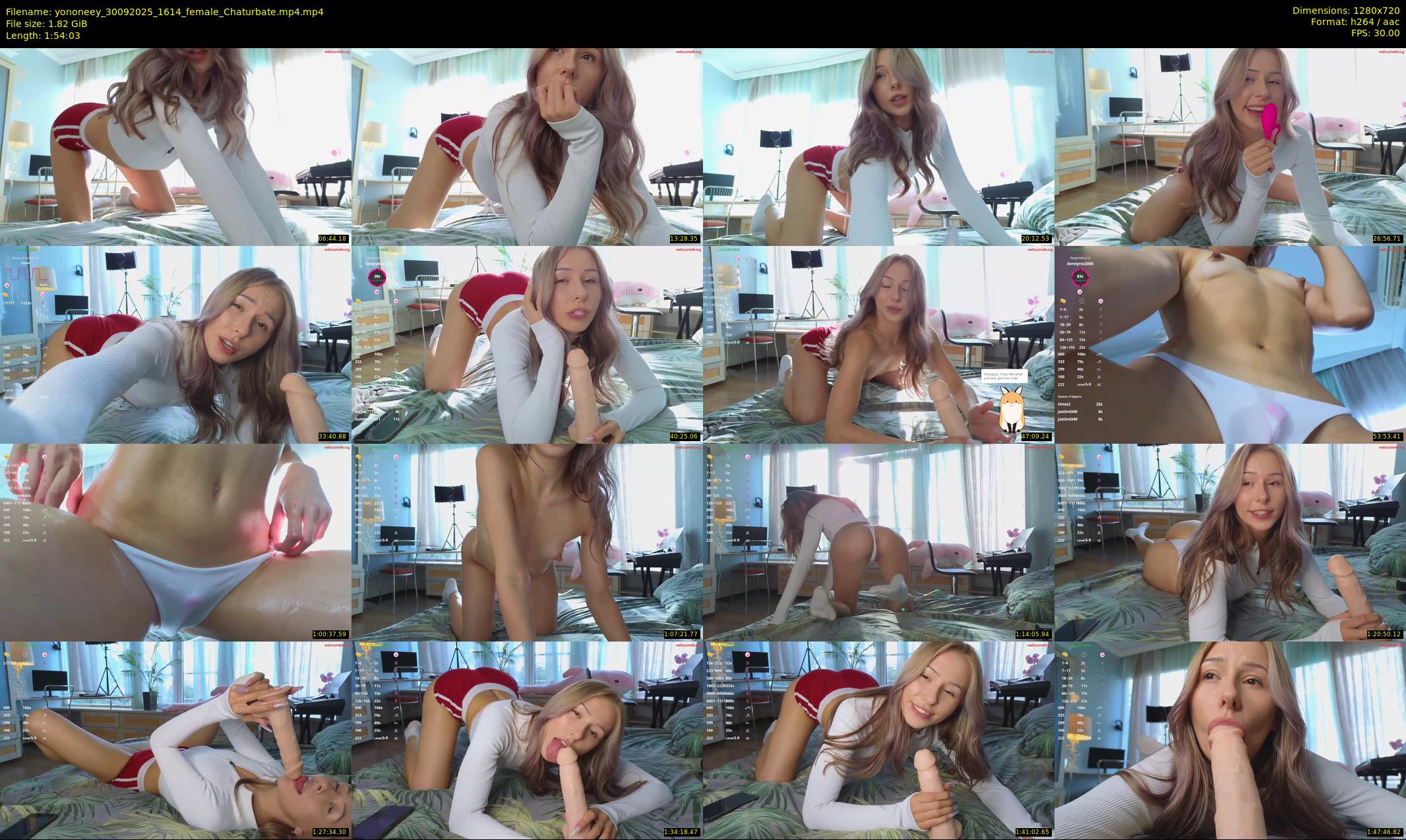 yononeey — 115 minute Chaturbate female cam show recording, 720p, Sep 30, 2025