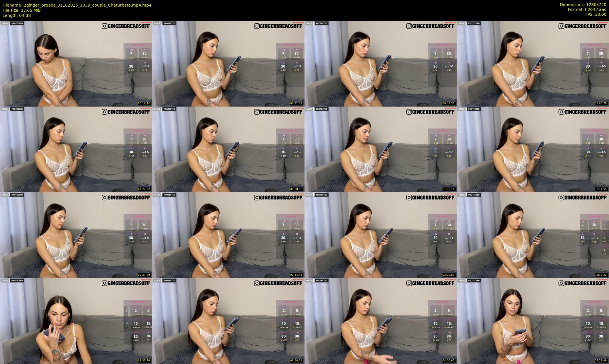 2ginger_breads — 5 minute Chaturbate couple cam show recording, 720p, Oct 1, 2025