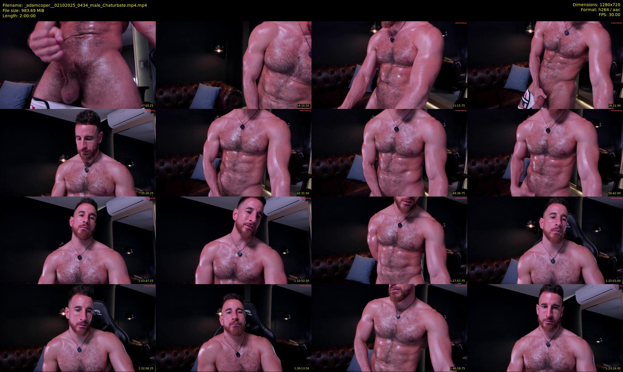 _adamcoper_ — 120 minute Chaturbate male cam show recording, 720p, Oct 2, 2025