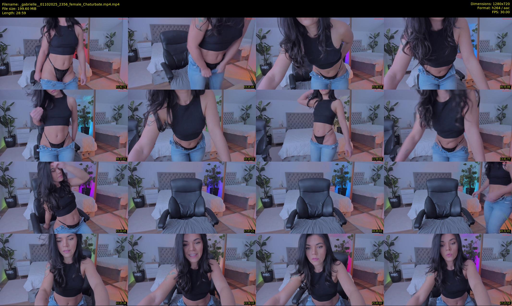_gabrielle_ — 29 minute Chaturbate female cam show recording, 720p, Oct 1, 2025