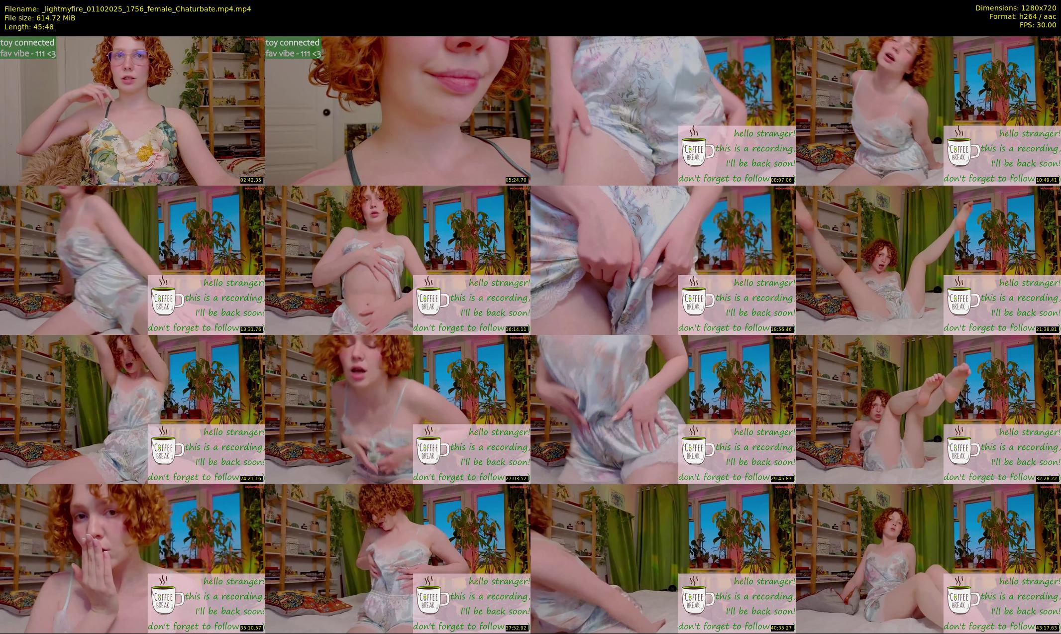 _lightmyfire — 46 minute Chaturbate female cam show recording, 720p, Oct 1, 2025