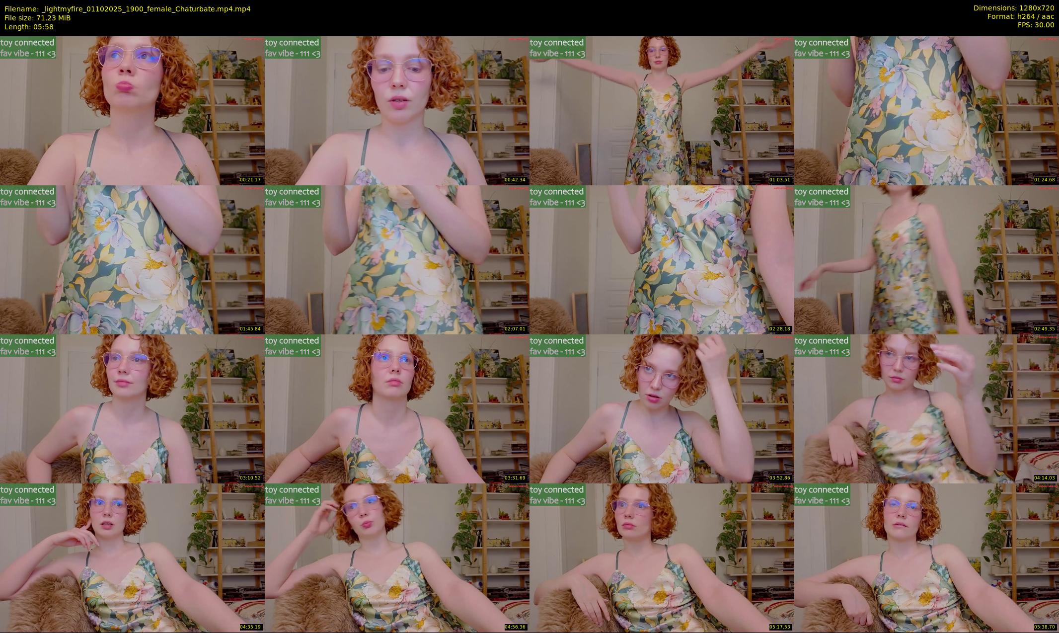 _lightmyfire — 6 minute Chaturbate female cam show recording, 720p, Oct 1, 2025