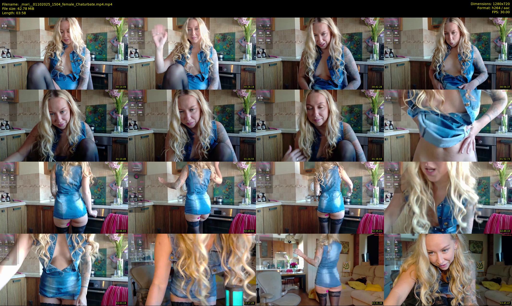 _mari_ — 4 minute Chaturbate female cam show recording, 720p, Oct 1, 2025