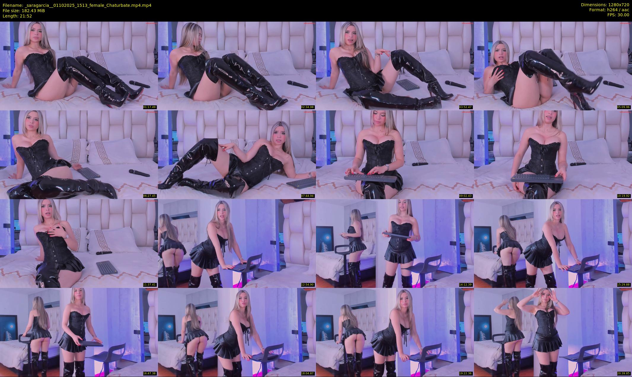 _saragarcia_ — 22 minute Chaturbate female cam show recording, 720p, Oct 1, 2025