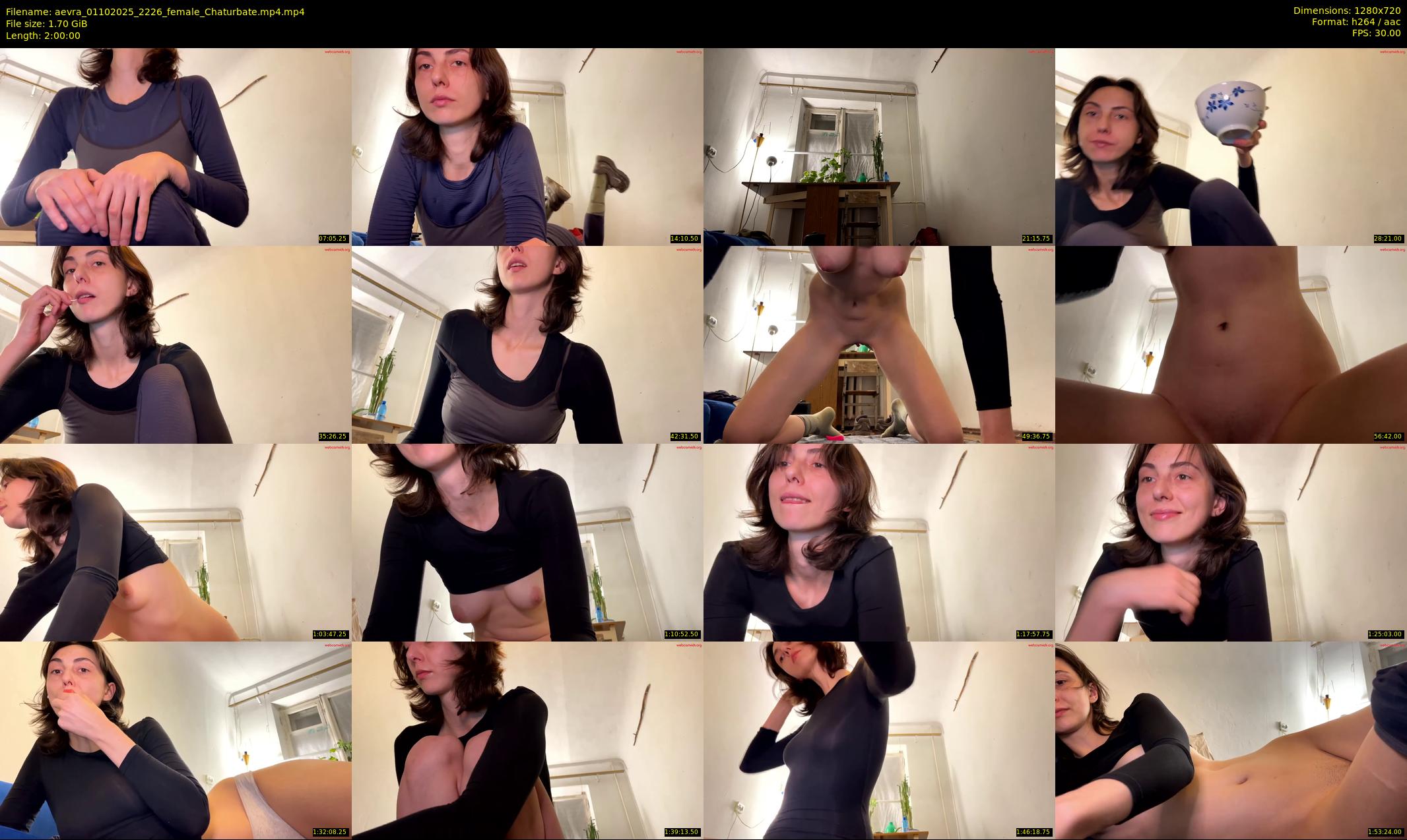 aevra — 120 minute Chaturbate female cam show recording, 720p, Oct 1, 2025