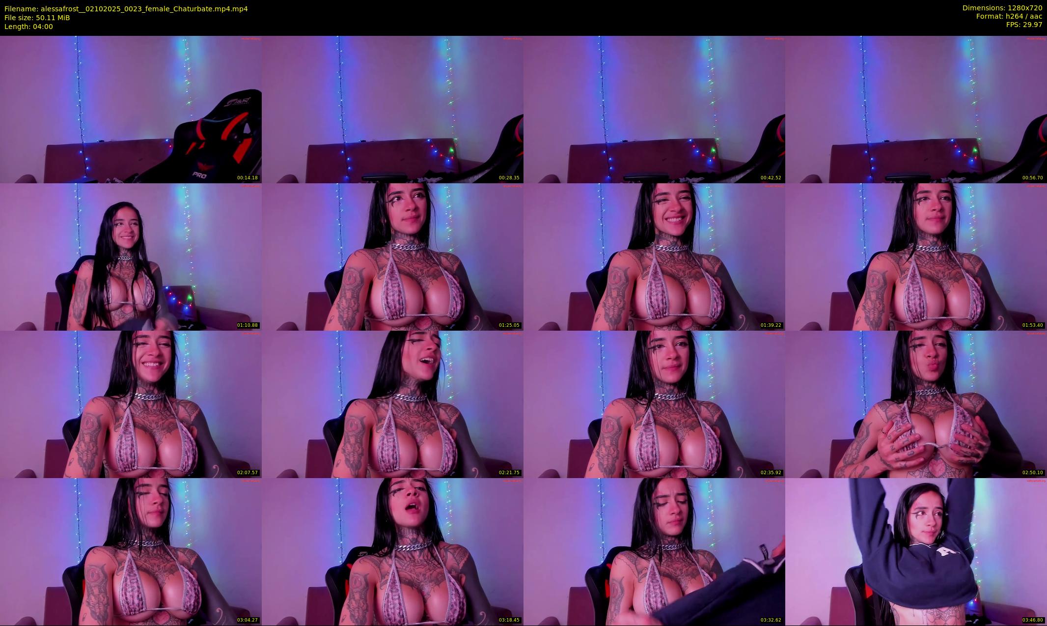 alessafrost_ — 4 minute Chaturbate female cam show recording, 720p, Oct 2, 2025