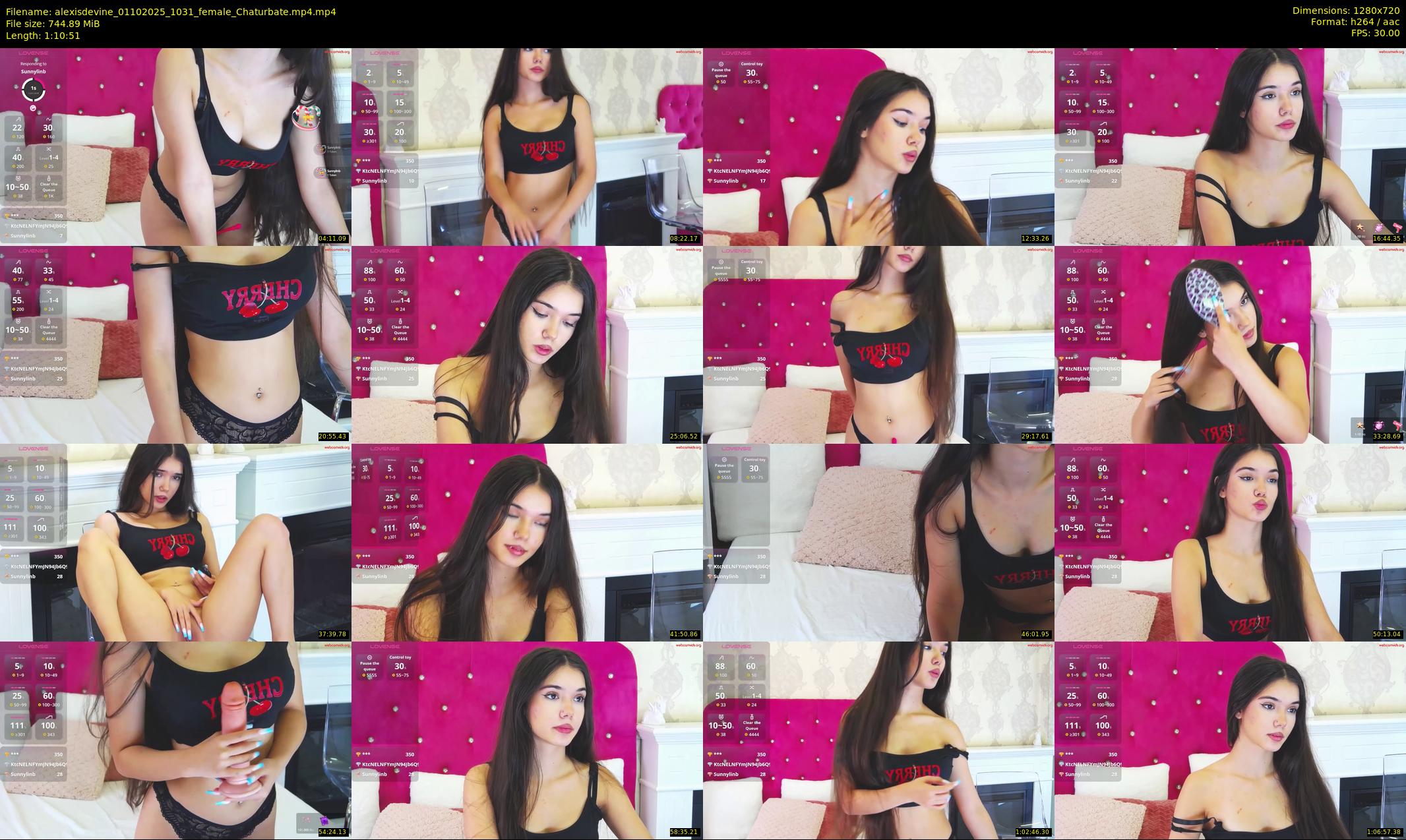 alexisdevine — 71 minute Chaturbate female cam show recording, 720p, Oct 1, 2025