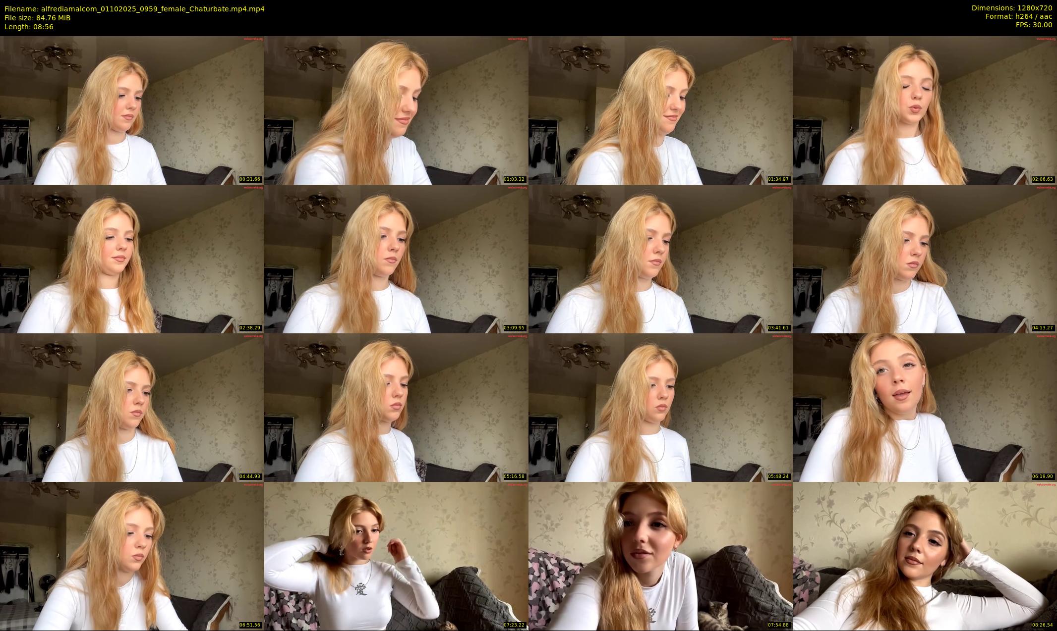 alfrediamalcom — 9 minute Chaturbate female cam show recording, 720p, Oct 1, 2025