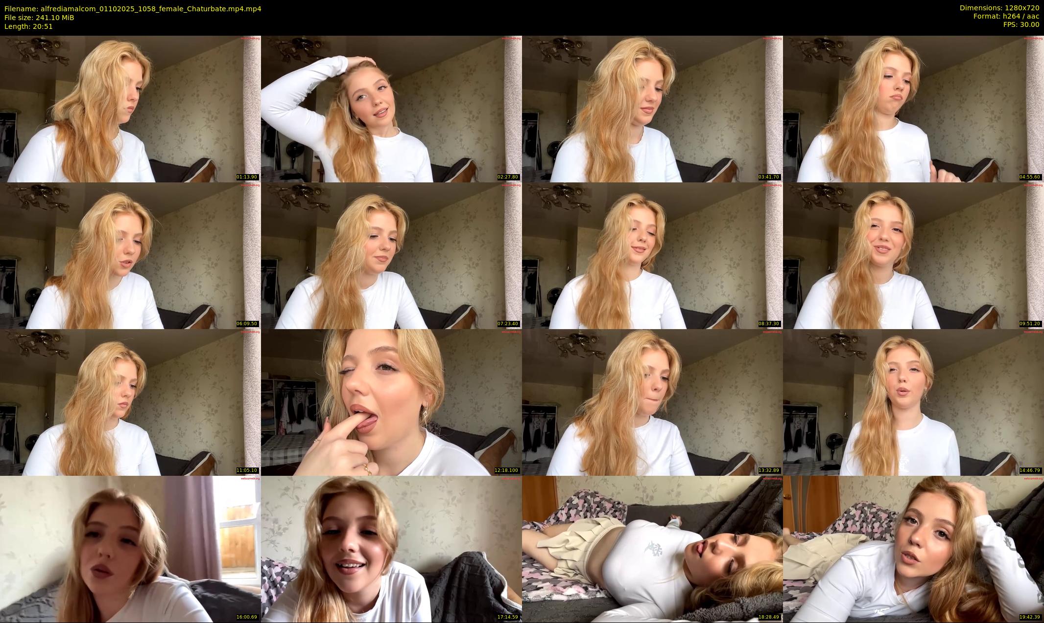 alfrediamalcom — 21 minute Chaturbate female cam show recording, 720p, Oct 1, 2025