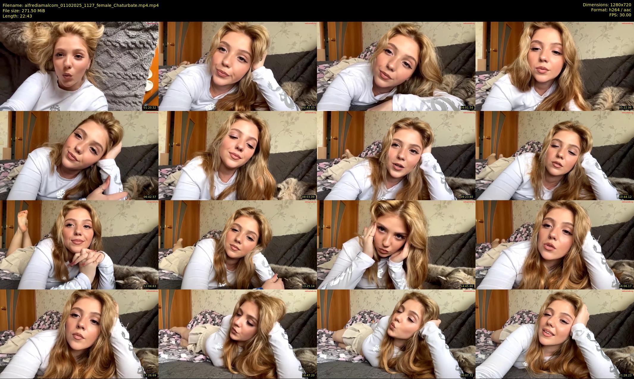 alfrediamalcom — 23 minute Chaturbate female cam show recording, 720p, Oct 1, 2025