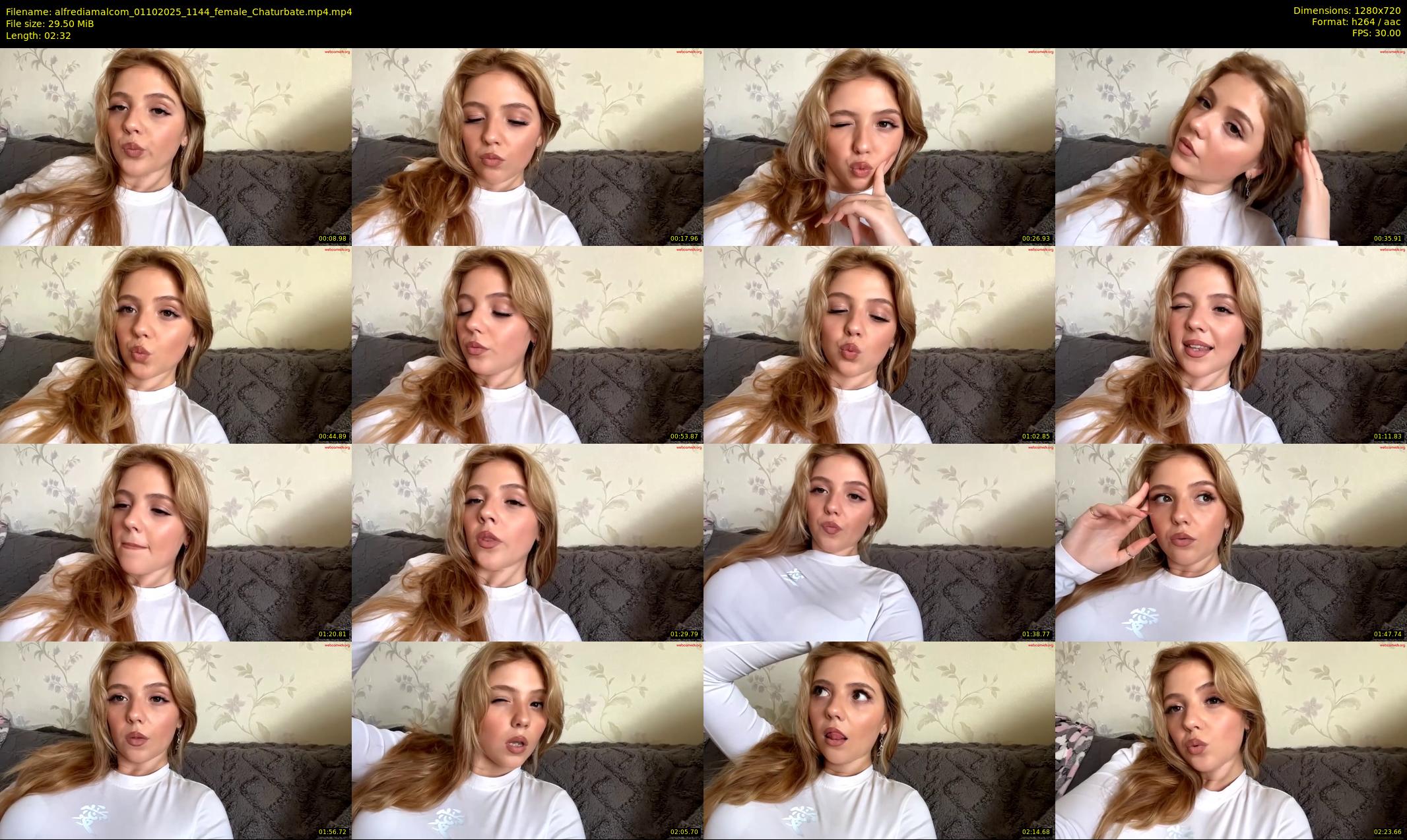 alfrediamalcom — 3 minute Chaturbate female cam show recording, 720p, Oct 1, 2025
