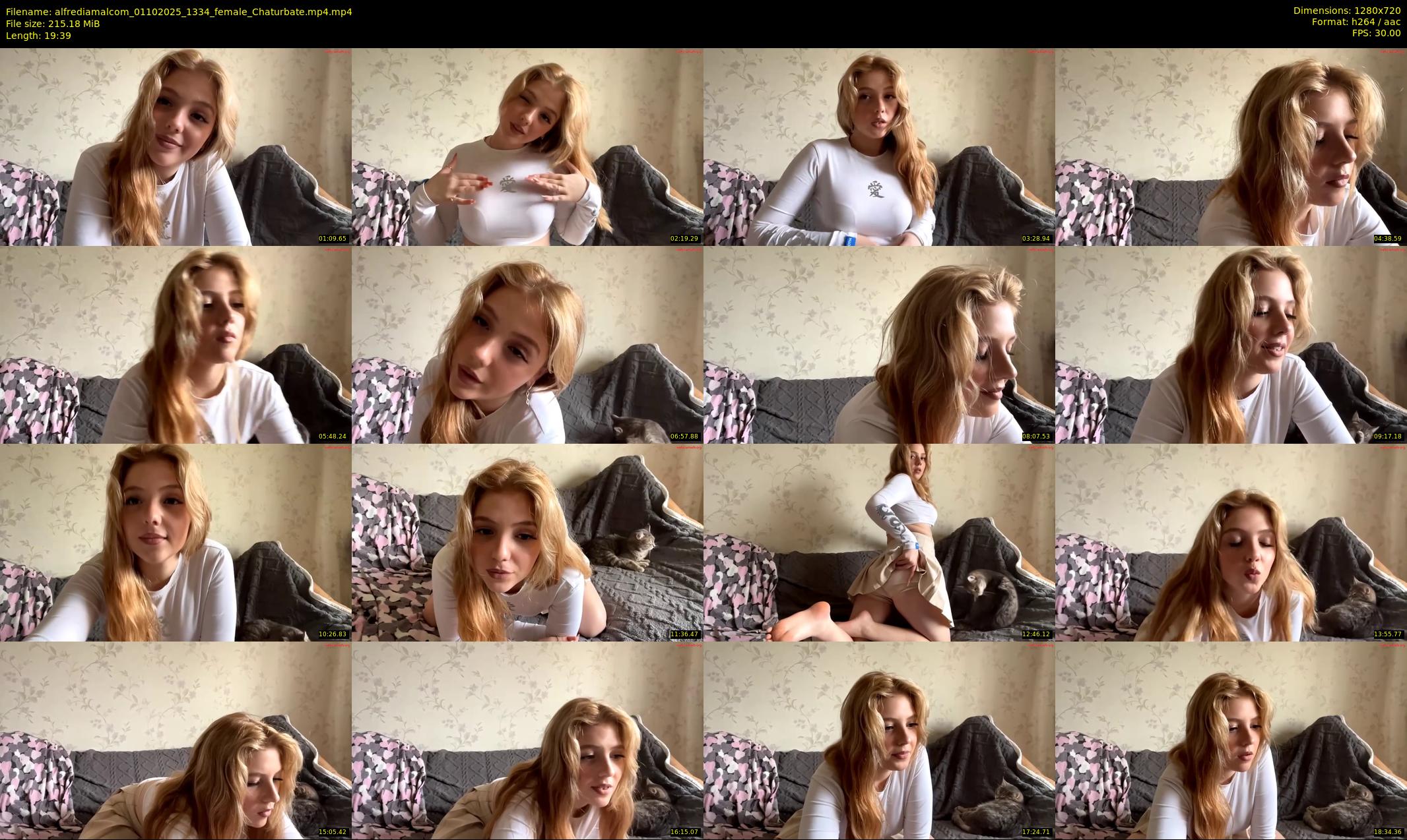 alfrediamalcom — 20 minute Chaturbate female cam show recording, 720p, Oct 1, 2025