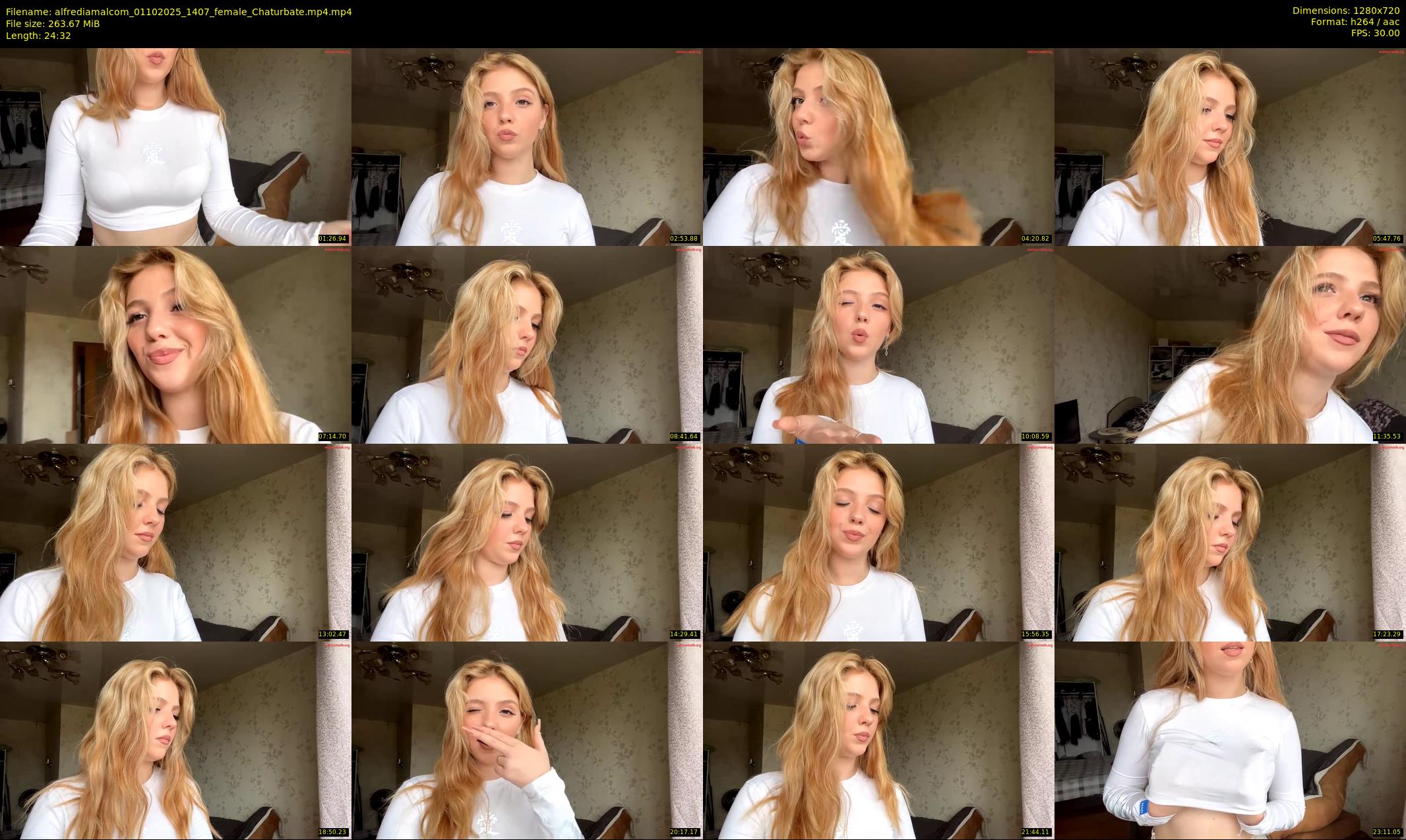 alfrediamalcom — 25 minute Chaturbate female cam show recording, 720p, Oct 1, 2025