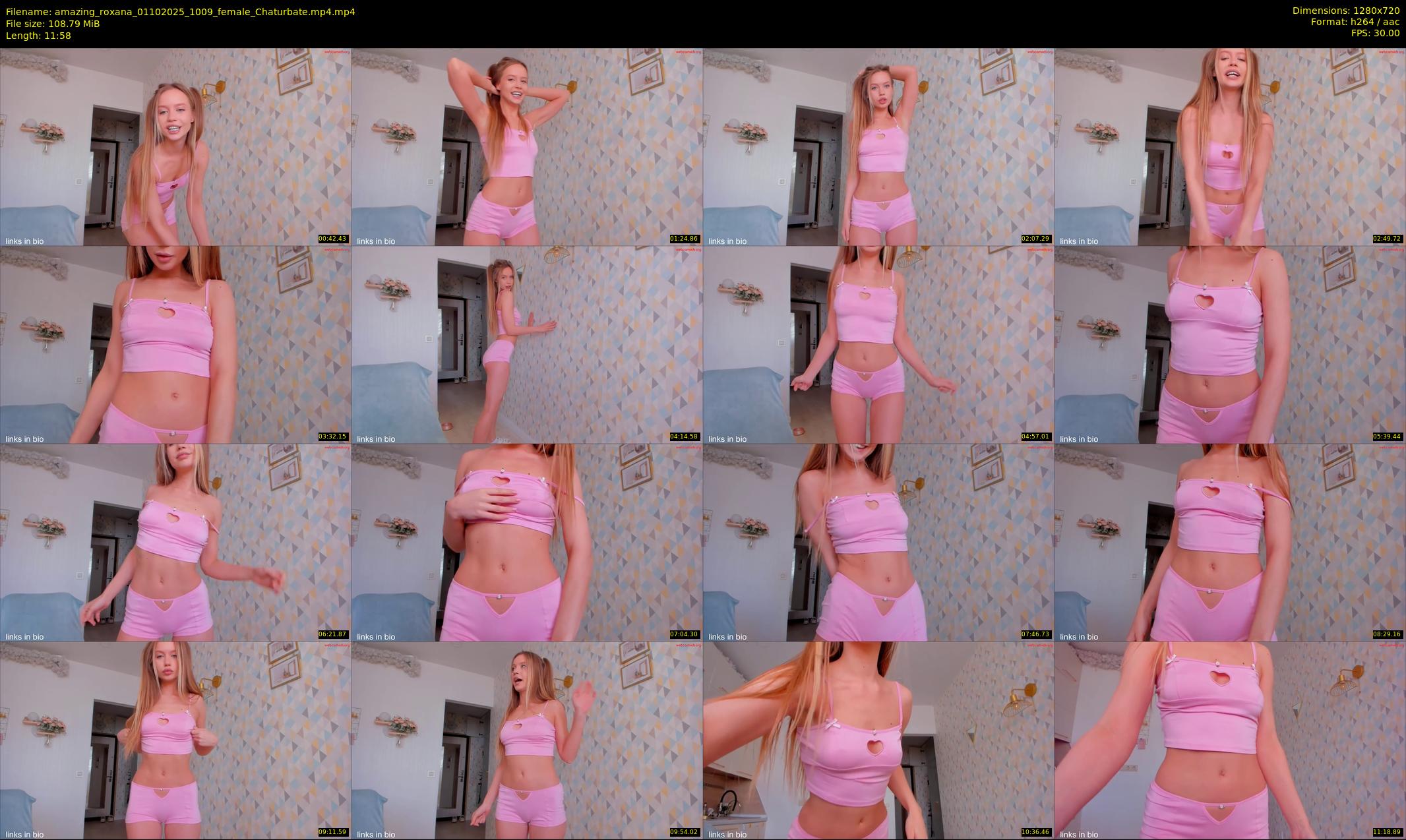amazing_roxana — 12 minute Chaturbate female cam show recording, 720p, Oct 1, 2025