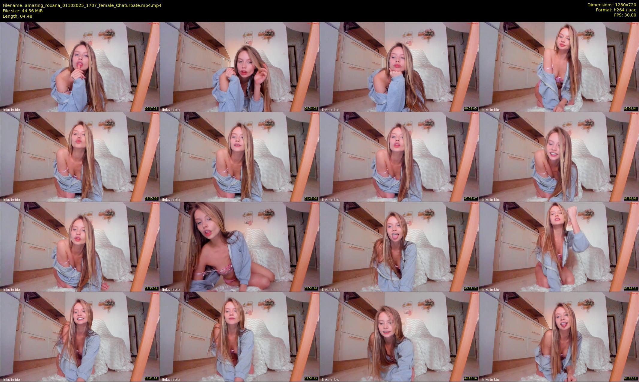 amazing_roxana — 5 minute Chaturbate female cam show recording, 720p, Oct 1, 2025