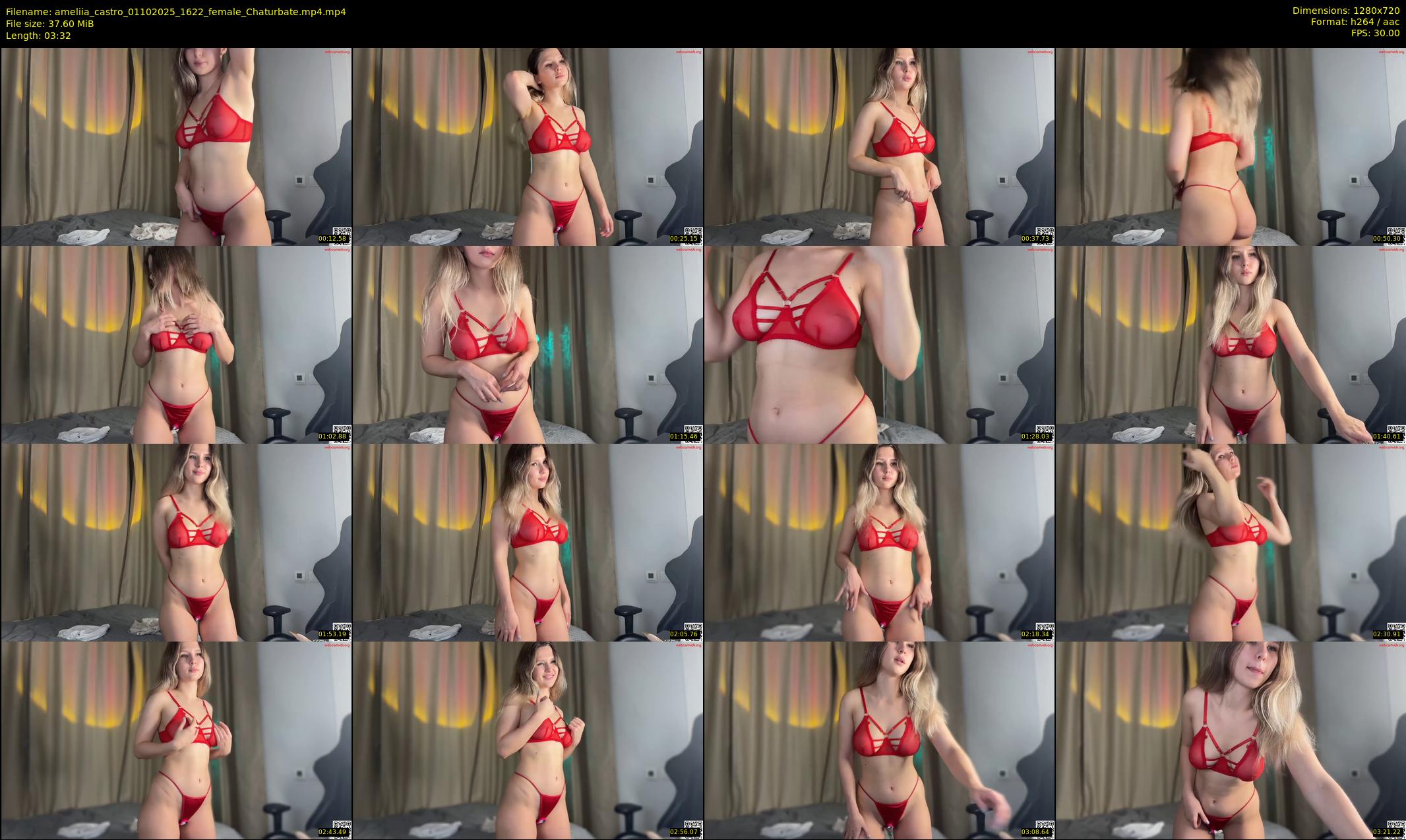 ameliia_castro — 4 minute Chaturbate female cam show recording, 720p, Oct 1, 2025